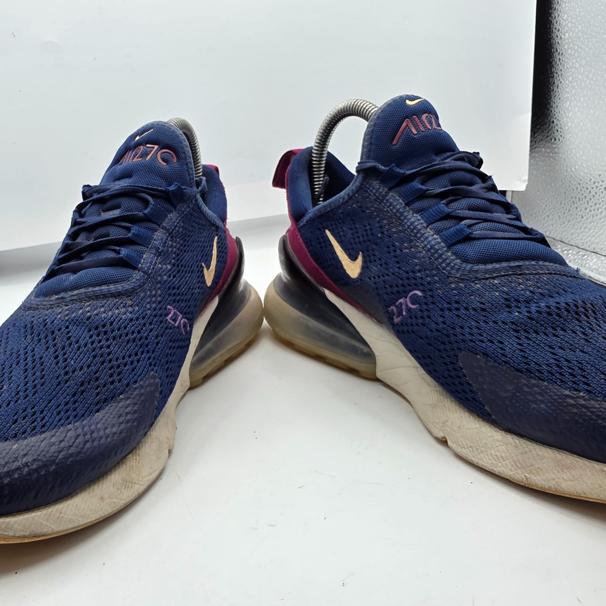 Nike Nike Air Max 270 Womens Size 7.5 Blue Void Purple Athletic S Size US 7.5 / IT 37.5 - 3 Thumbnail