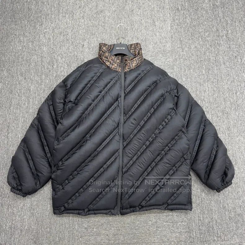 Fendi Fendi Double F Logo Embossed Down Jacket Size US M / EU 48-50 / 2 - 5 Thumbnail