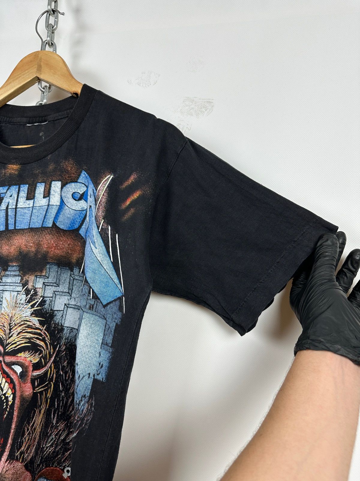 Band Tees 1992 Vintage Metallica All Over Print European Tour T-Shirt Size US M / EU 48-50 / 2 - 19 Thumbnail