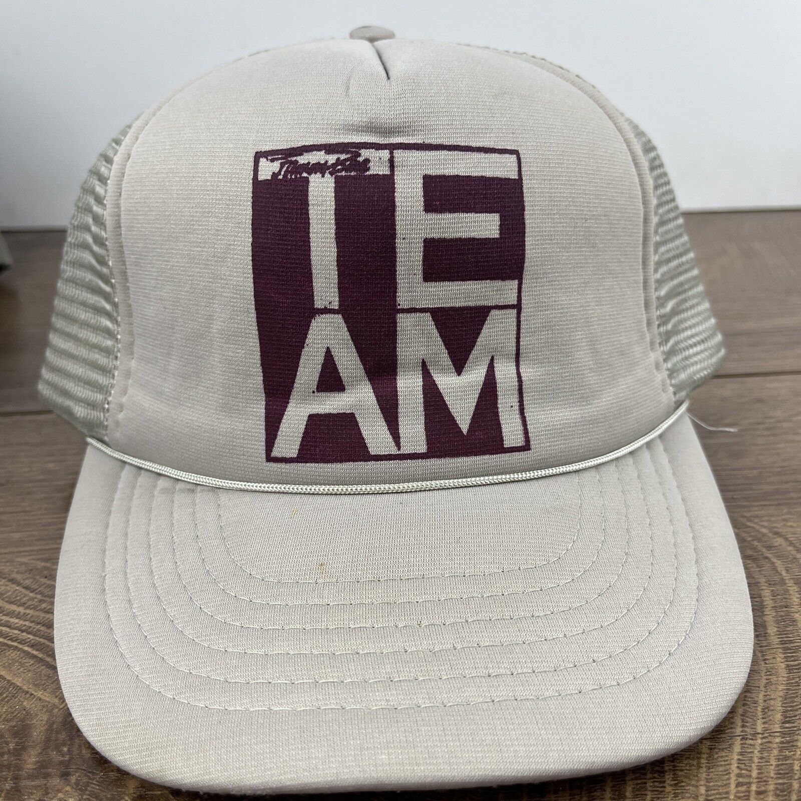 Other TEAM Hat TEAM Gray Hat Adjustable Snapback Adult Size Hat Gr Size ONE SIZE - 3 Thumbnail