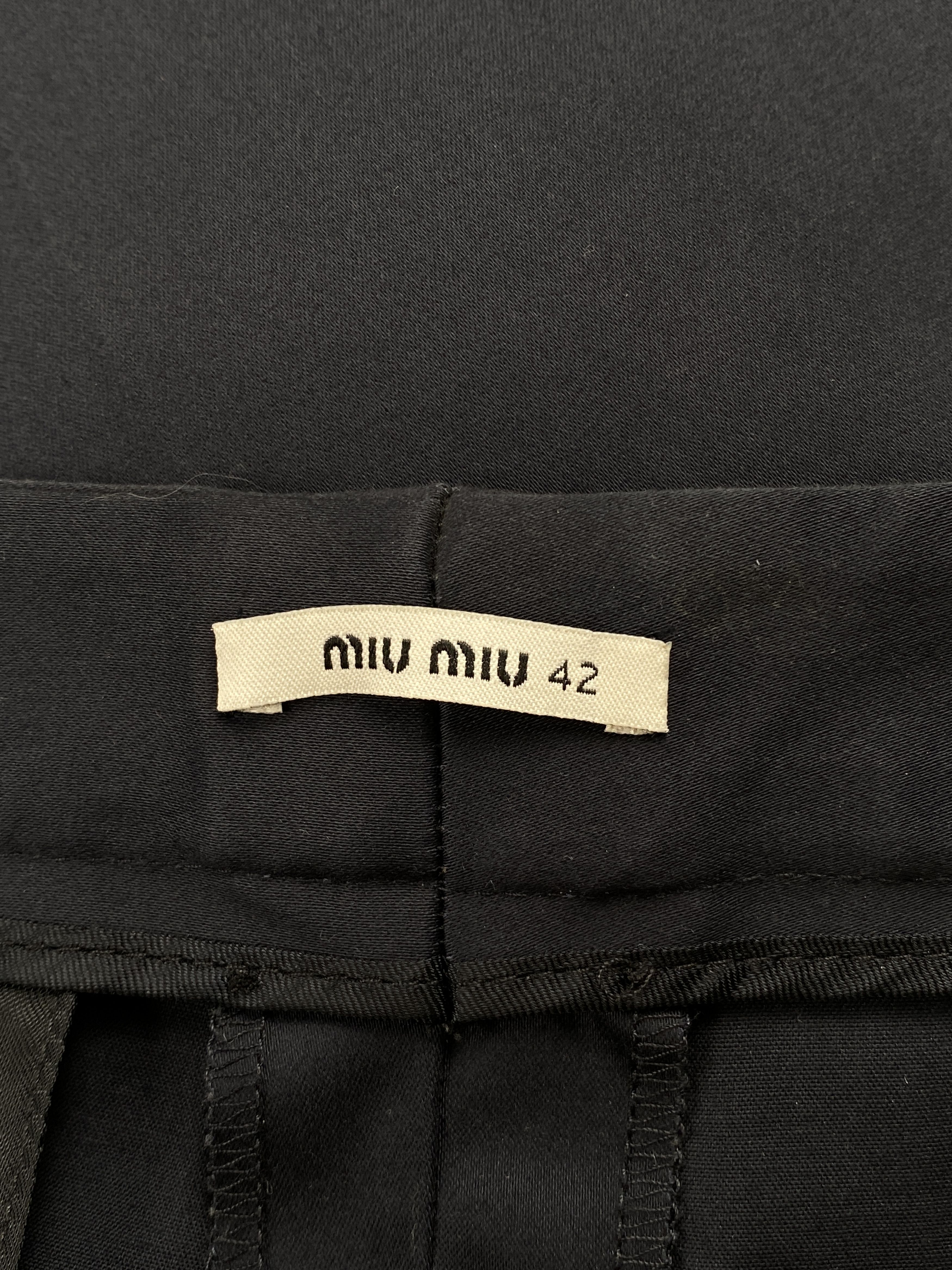 Miu Miu 2010 Straight Leg Trousers Size 28" / US 6 / IT 42 - 12 Thumbnail