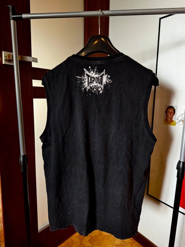 Tapout Vintage Tapout Spellout Logo Tank Top Black Tee XL Size US XL / EU 56 / 4 - 2 Thumbnail