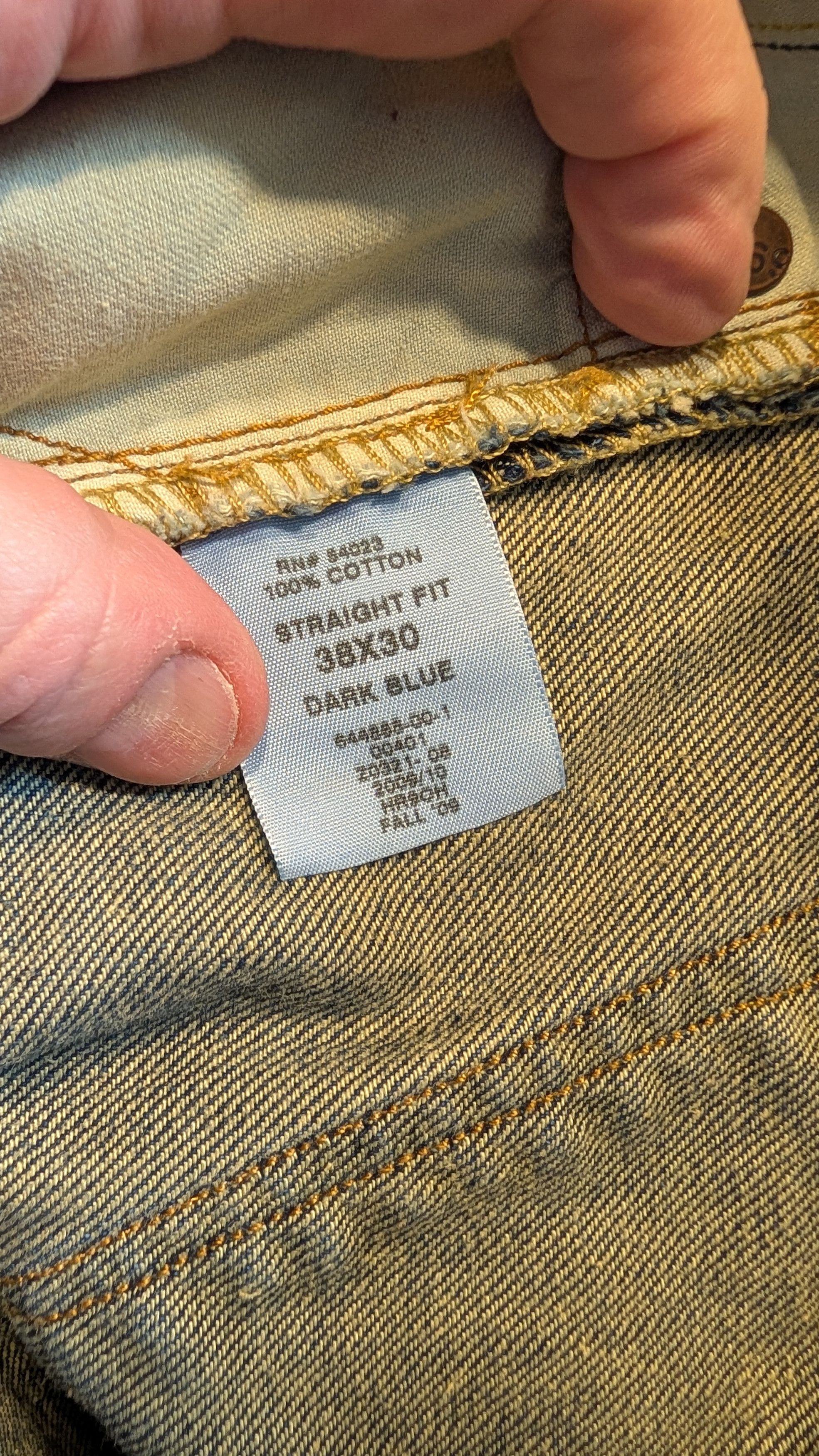 Gap GAP 1969 Men's Straight Jeans 38x30 Size US 38 / EU 54 - 7 Thumbnail