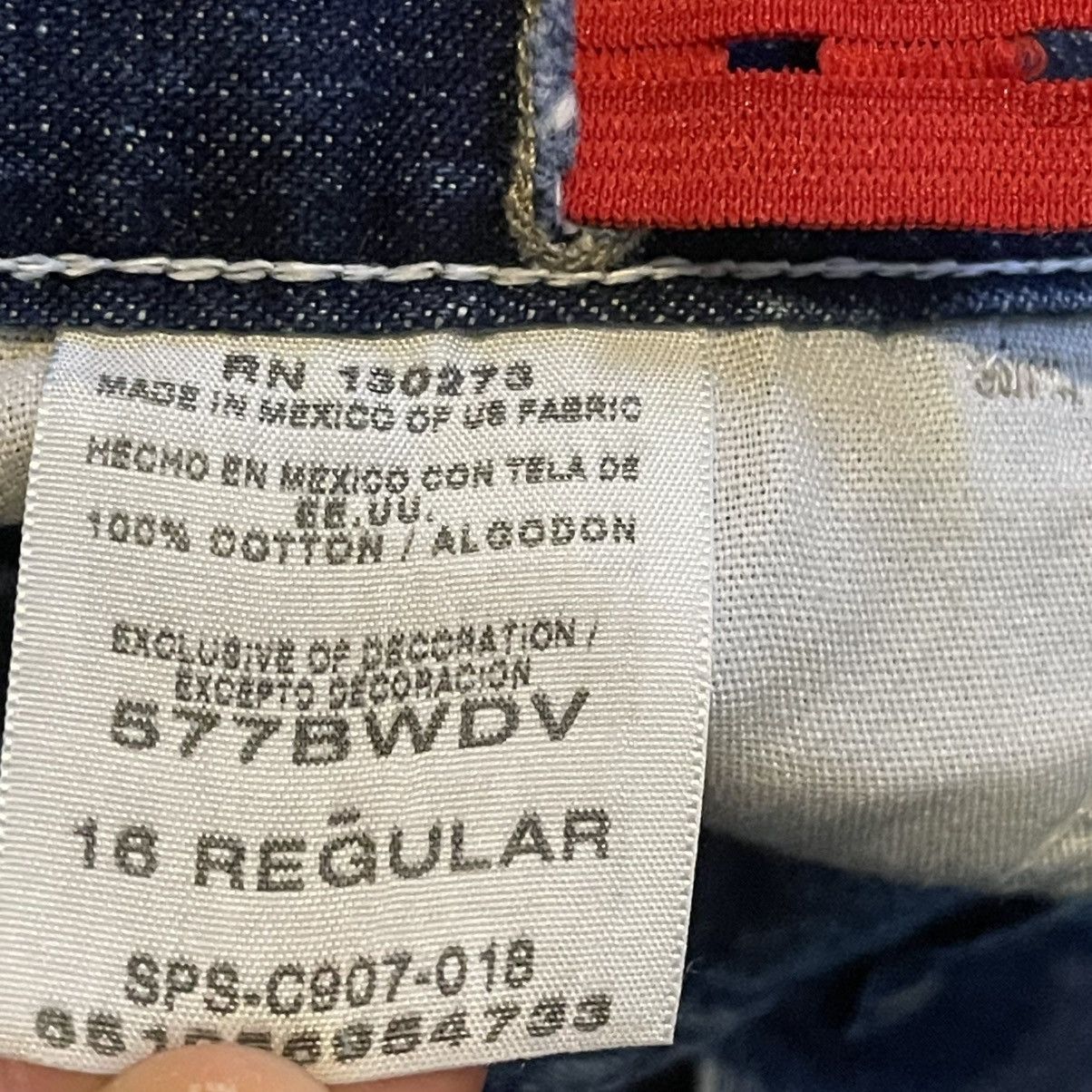 Wrangler Vintage Wrangler Jeans Co Boys 16 Regular Denim Shorts Y2K Size US 26 / EU 42 - 5 Thumbnail