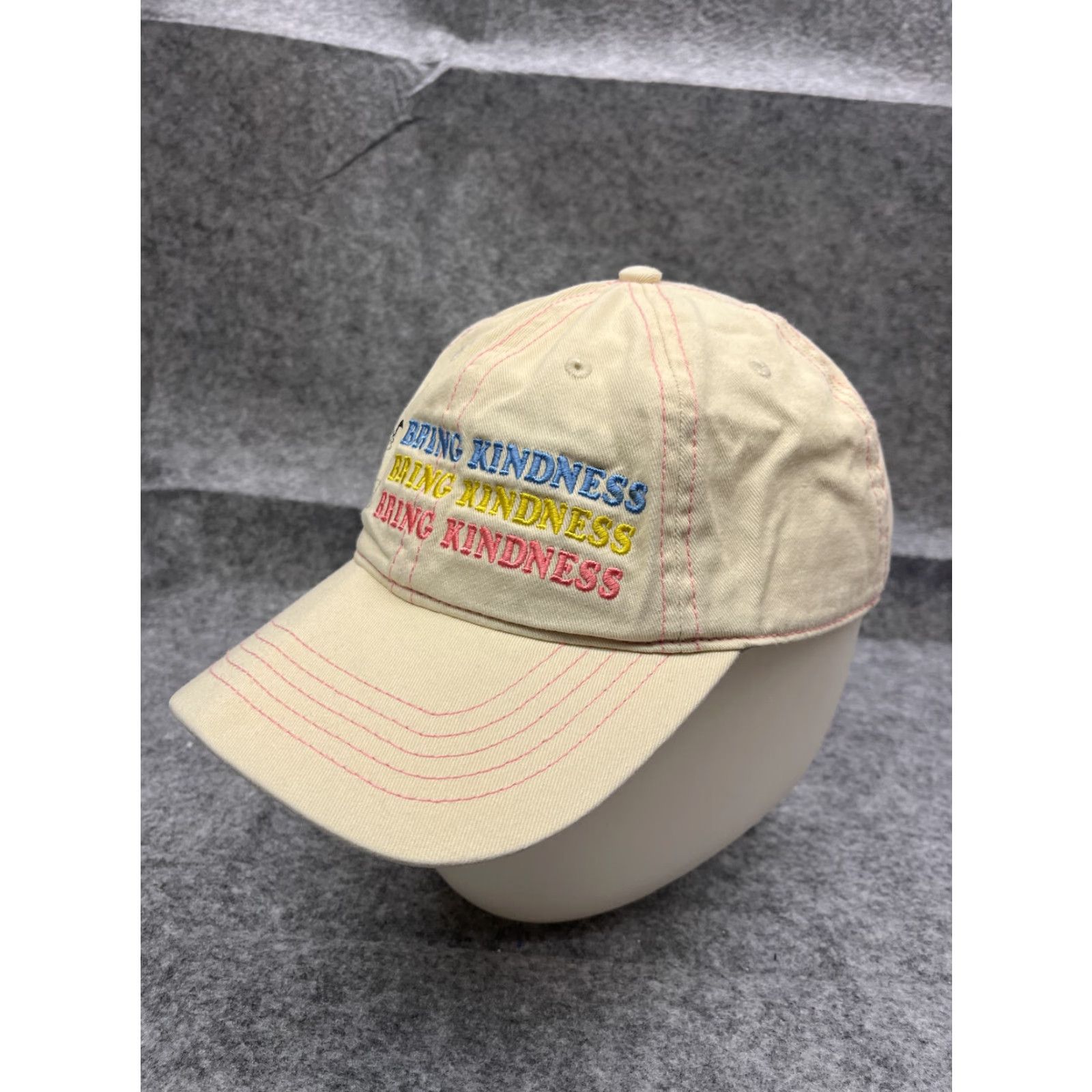 Disney Disney Hat Cap Strap Back Adult Ivory Cotton Mickey Mouse Pluto Cap Hat Disney Shirt? Size ONE SIZE - 4 Thumbnail