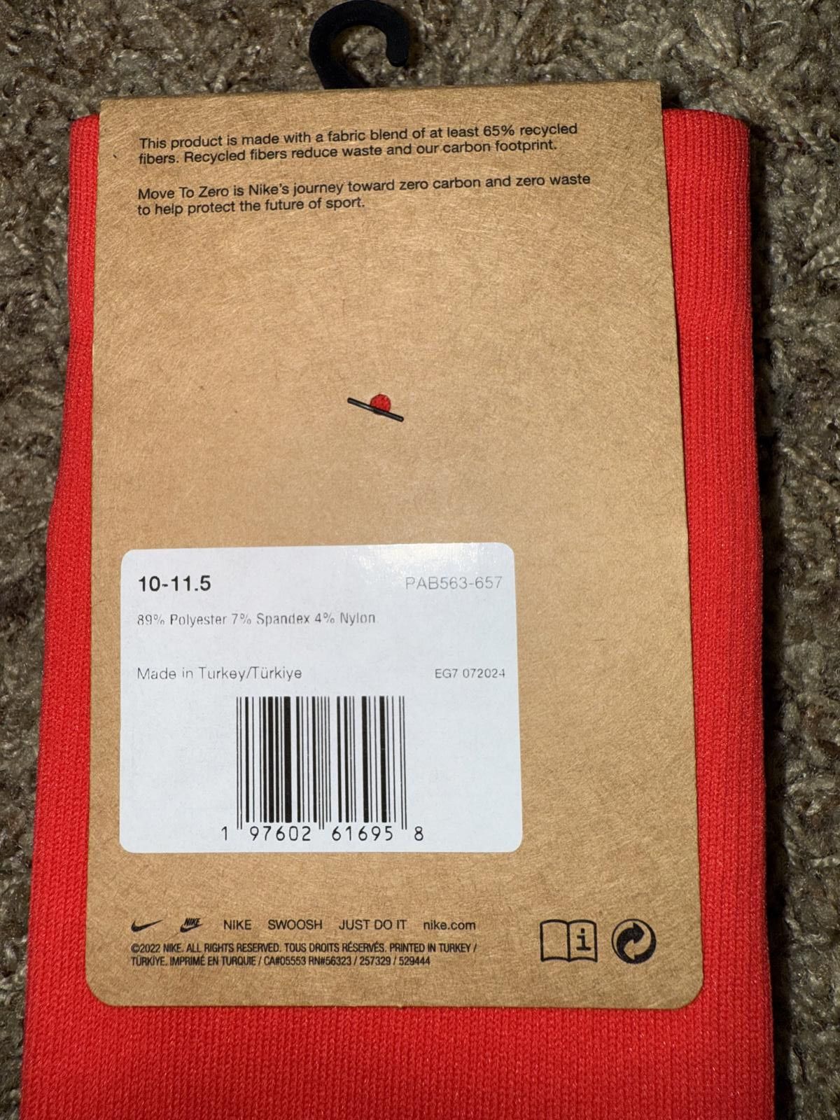 Nike Nike Men’s FFF 2025-2026 France Home Vapor Strike Knee-High Socks Sample Size ONE SIZE - 3 Thumbnail