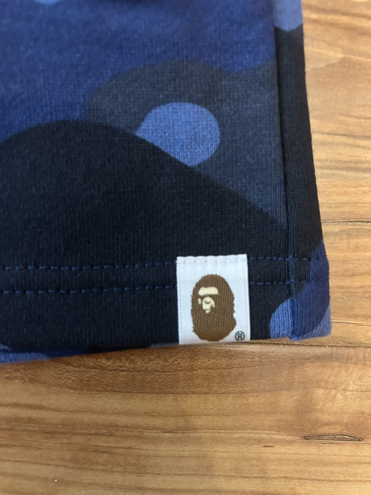 Bape NEW Bape Navy Camo Sweat Shorts Size US 28 / EU 44 - 8 Thumbnail