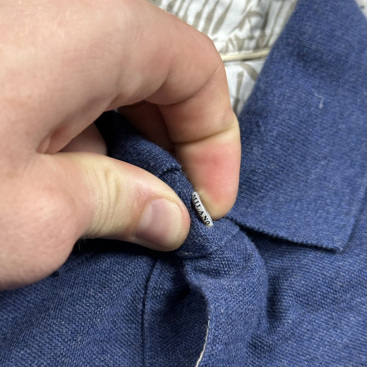 Boggi Boggi Milano Pique Polo Cotton Blue Men’s Size M Size US M / EU 48-50 / 2 - 7 Thumbnail