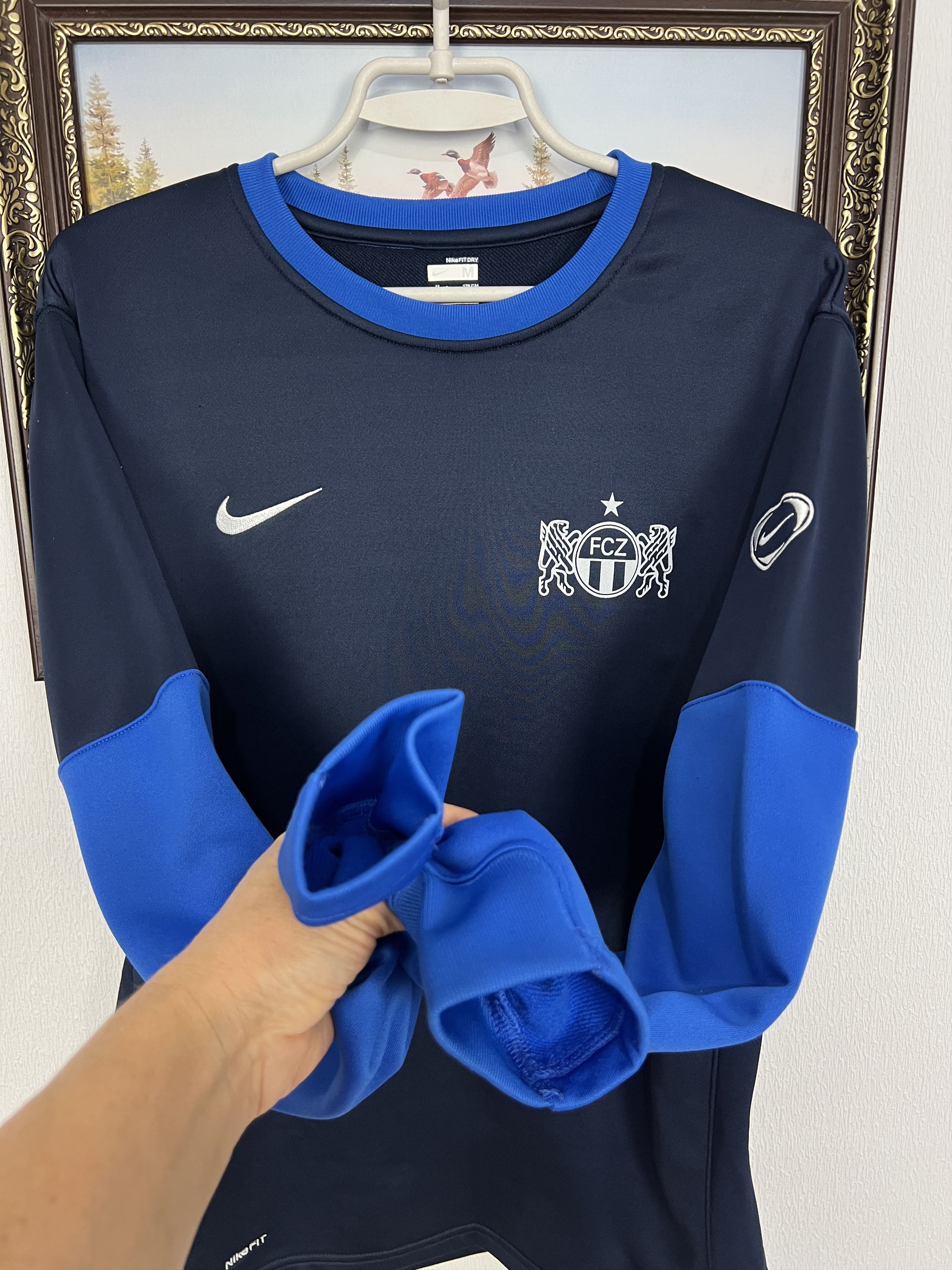 Nike Vintage Zurich Football Sweatshirt Soccer Track Top Crewneck Size US M / EU 48-50 / 2 - 6 Thumbnail