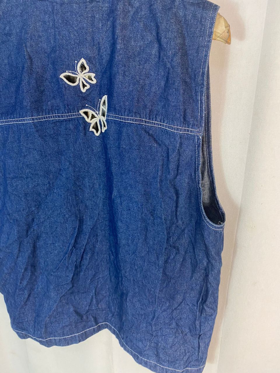 Japanese Brand × Vintage Worderful vacation denim vest by park house Size L / US 10 / IT 46 - 9 Thumbnail