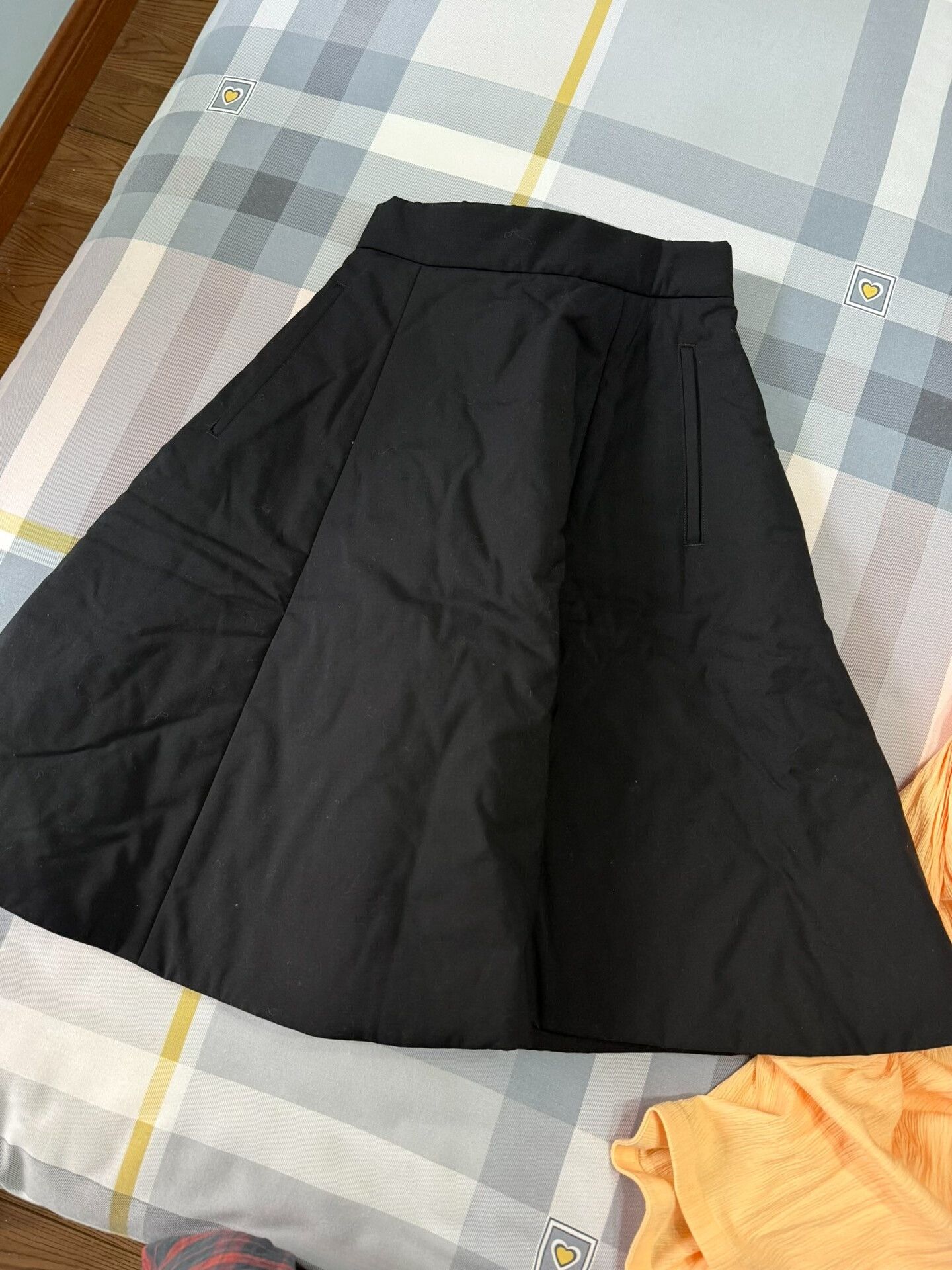 Noir Kei Ninomiya CDG Noir Kei Ninomiya Black Cotton Skirt Size 24" / US 00 / IT 34 - 1 Thumbnail