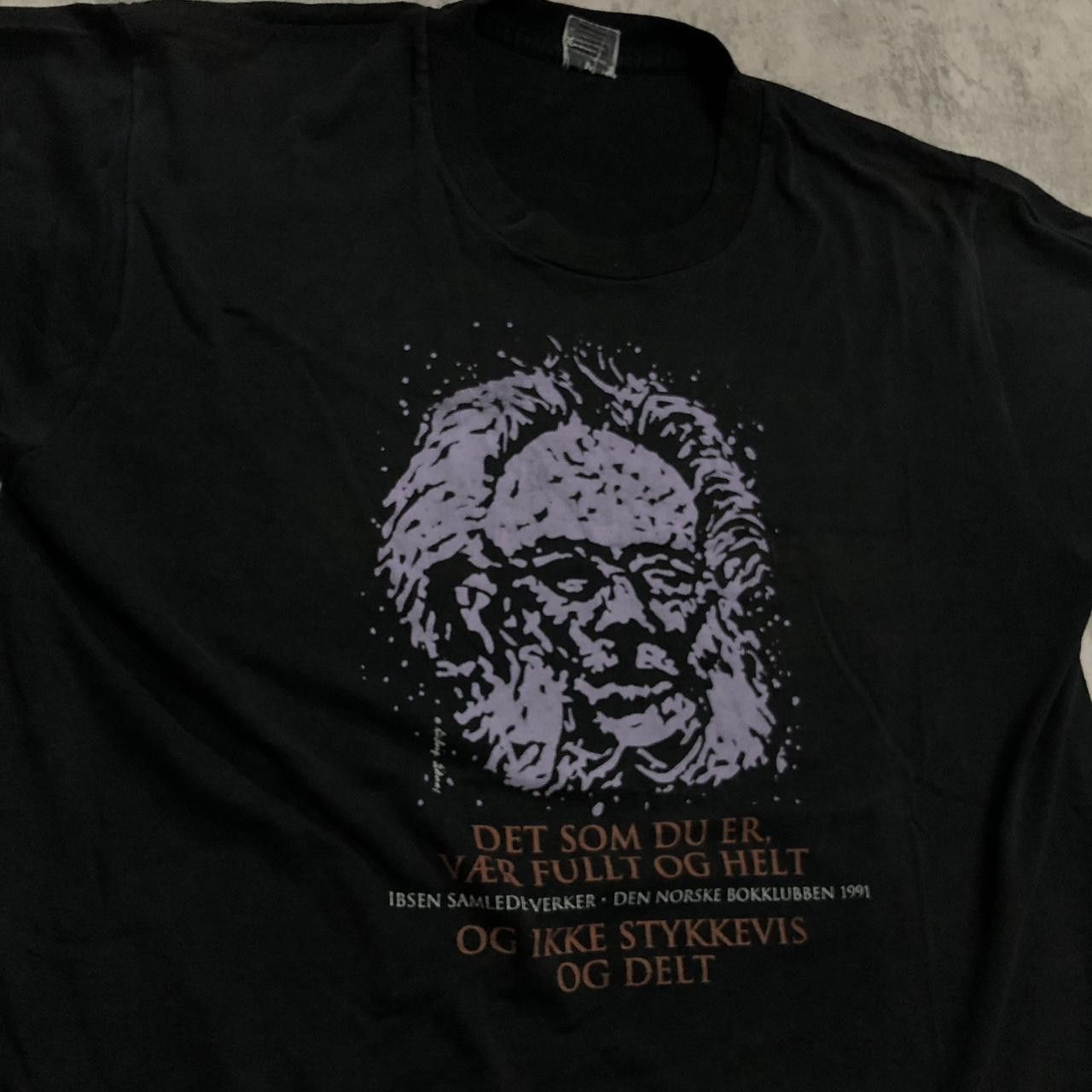 Other Black and purple Ole Egge Stykkevins 1991 t-shirt Size US XL / EU 56 / 4 - 2 Thumbnail