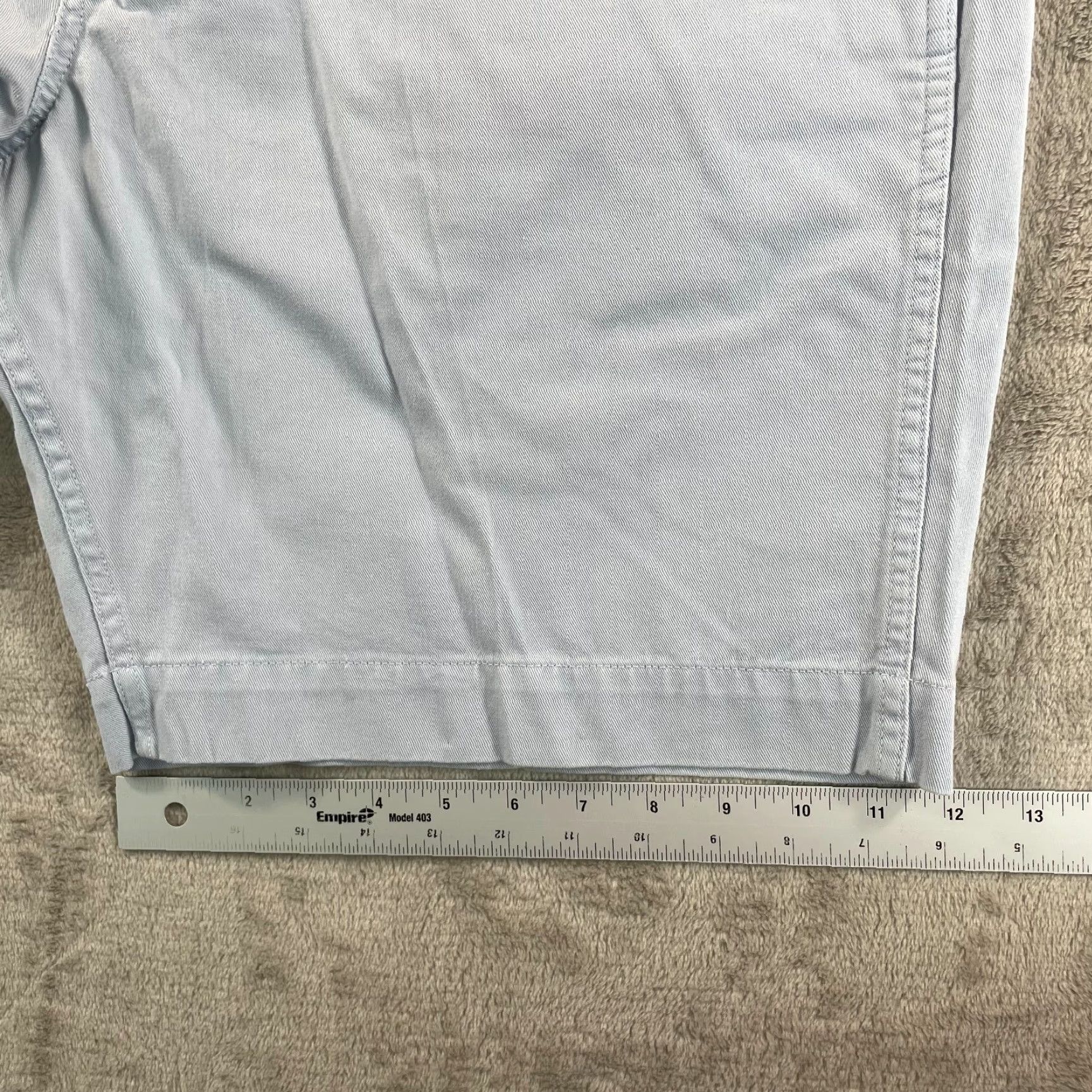 Ralph Lauren Ralph Lauren Denim & Supply Chino Shorts Men 40x9 Light Blue Twill Preppy Casual Shirt Size US 40 / EU 56 - 6 Thumbnail
