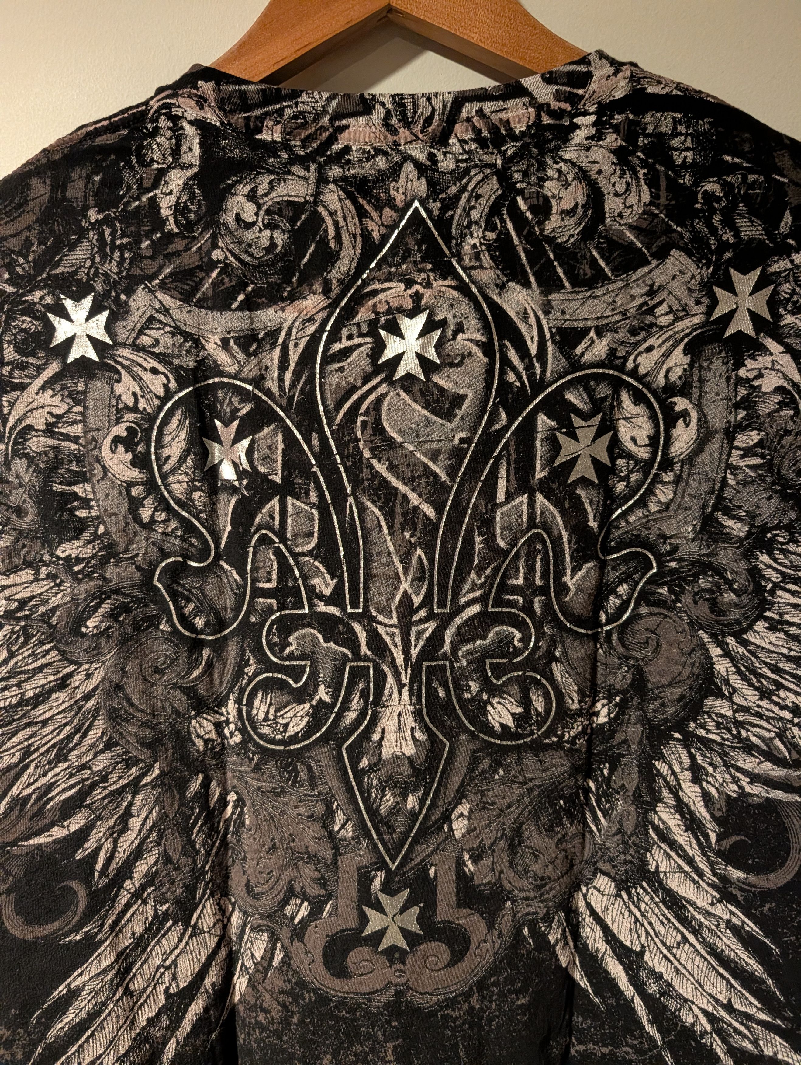 Raw State Vintage Raw State Redemption Winged Lions T-Shirt Y2K Gothic Size US L / EU 52-54 / 3 - 5 Thumbnail