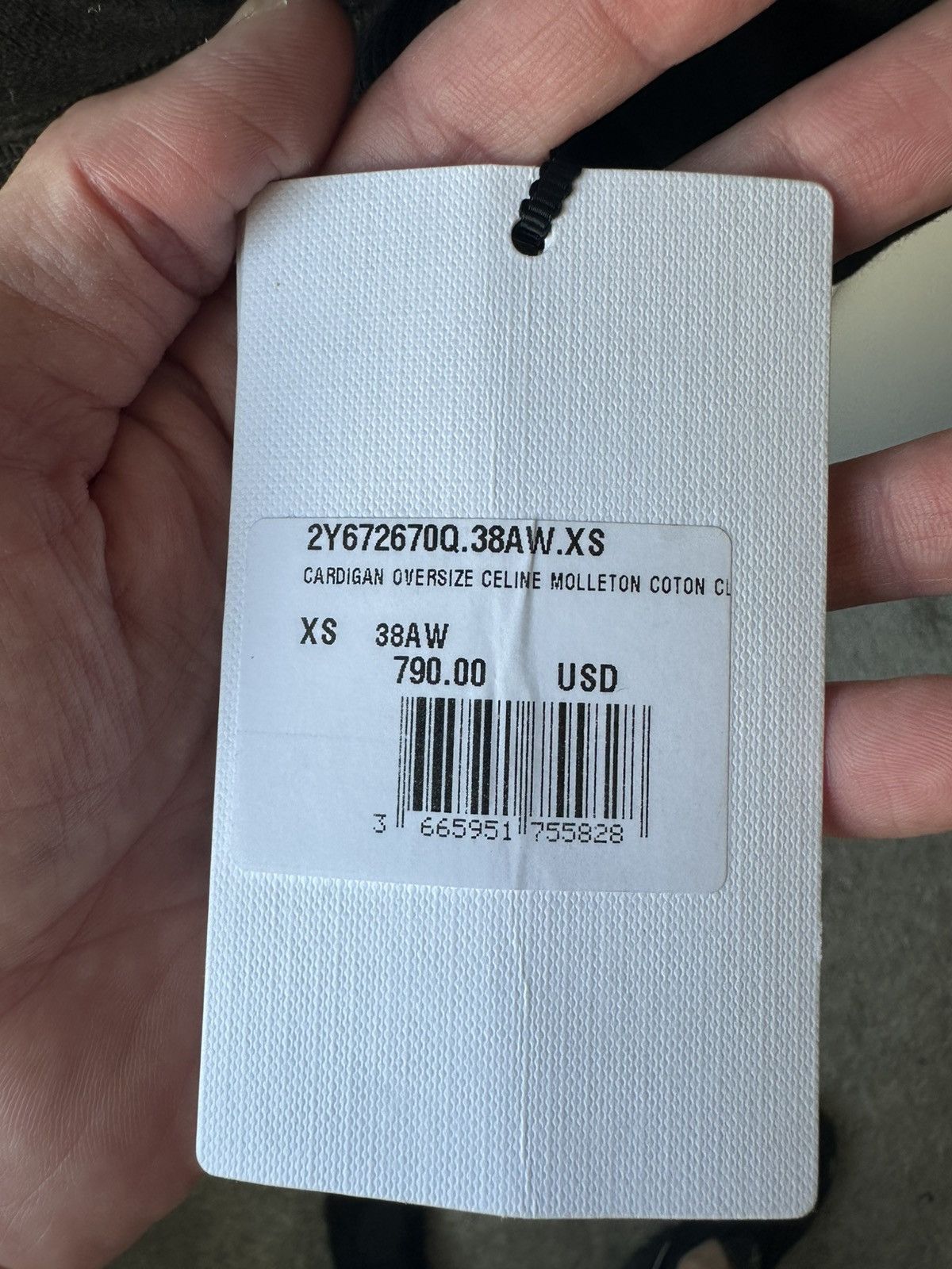Celine CELINE CARDIGAN BLACK Size US XS / EU 42 / 0 - 8 Thumbnail