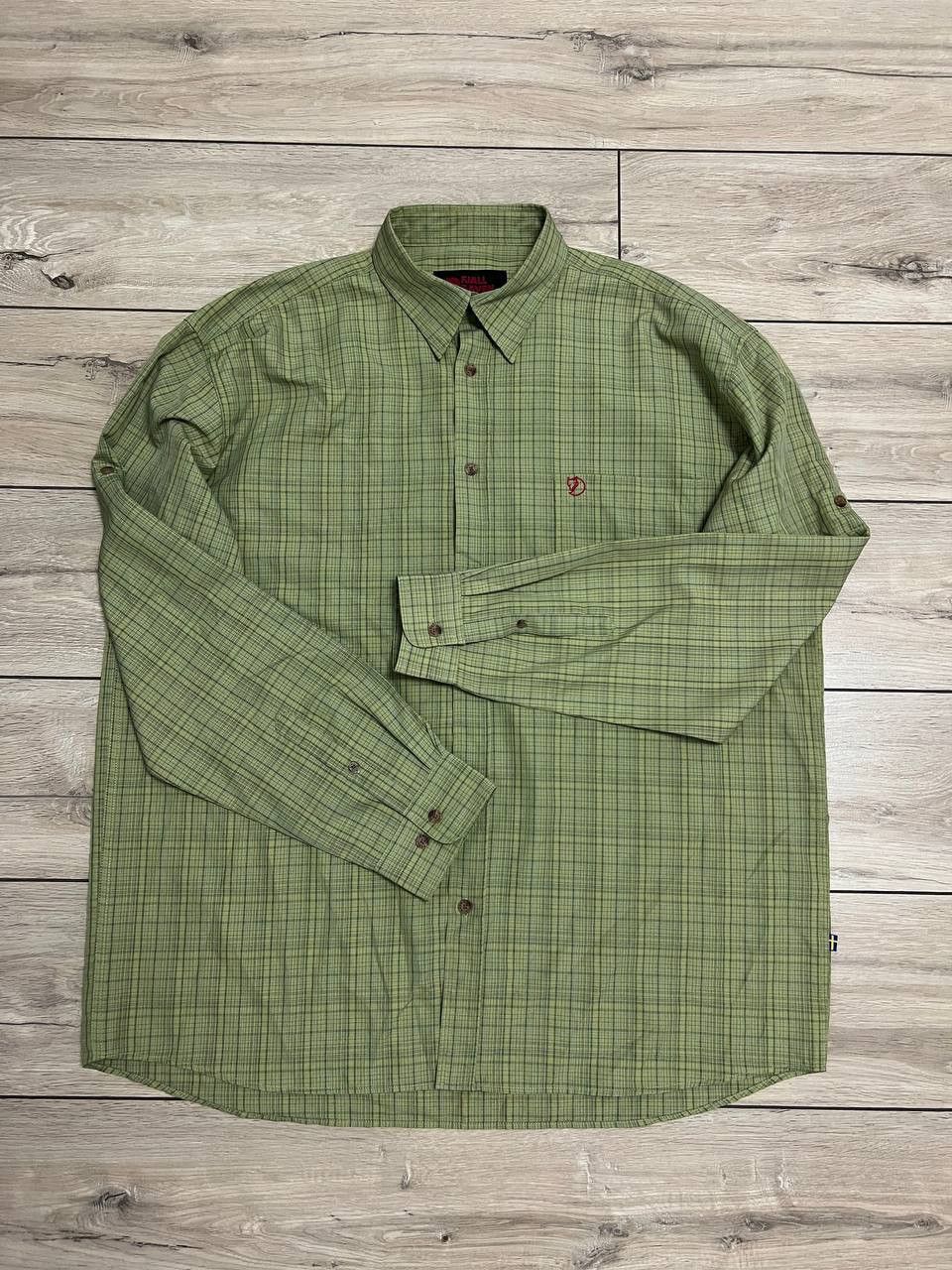 Fjallraven Vintage Fjallraven Hiking Outdoor Trek LS Shirt Check 2XL Size US XXL / EU 58 / 5 - 12 Thumbnail