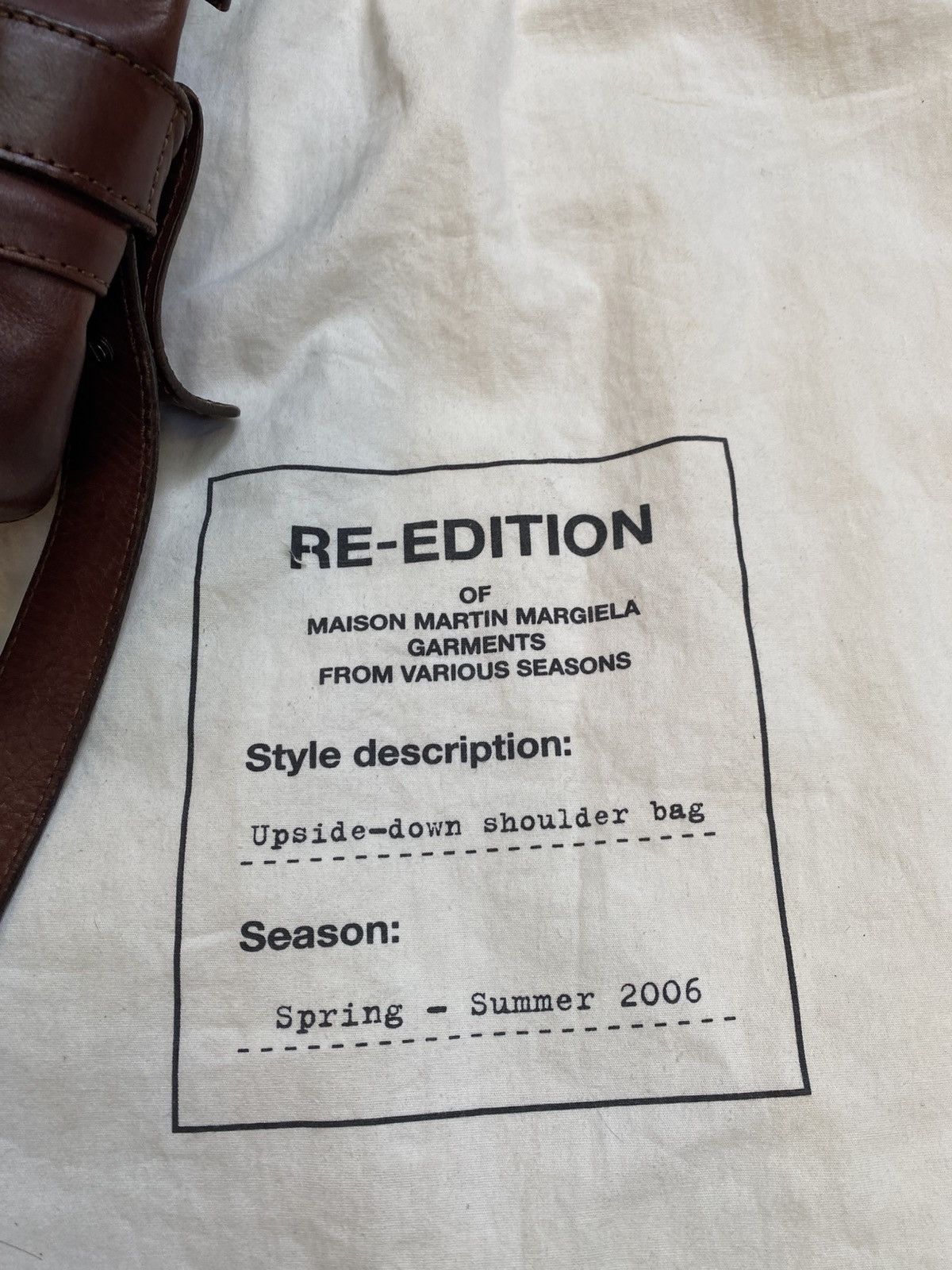 H&M × Maison Margiela × Vintage Maison Margiela x H&M Double Side Leather Bag Size ONE SIZE - 2 Thumbnail