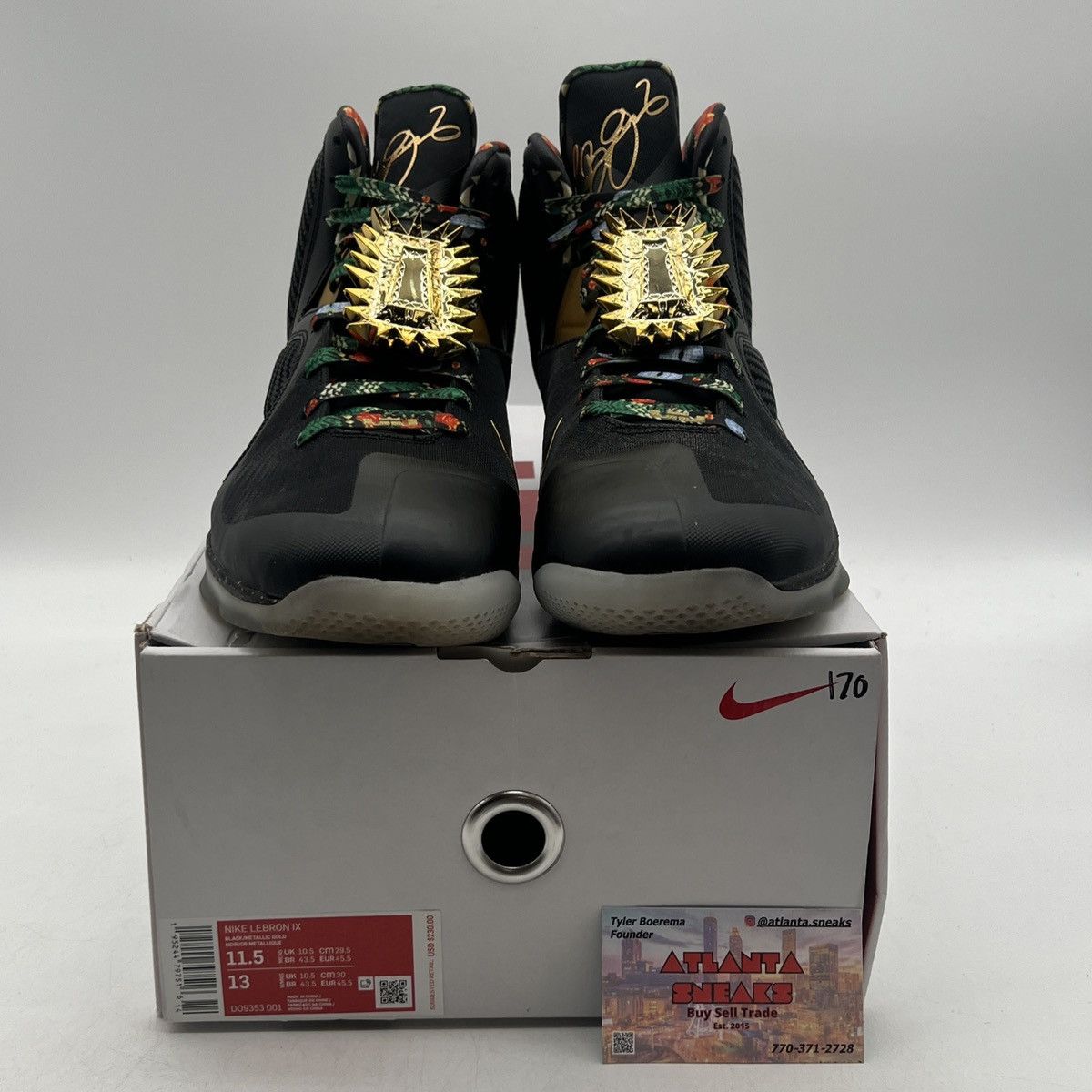 Nike Lebron 9 watch the throne Size US 11.5 / EU 44-45 - 2 Thumbnail
