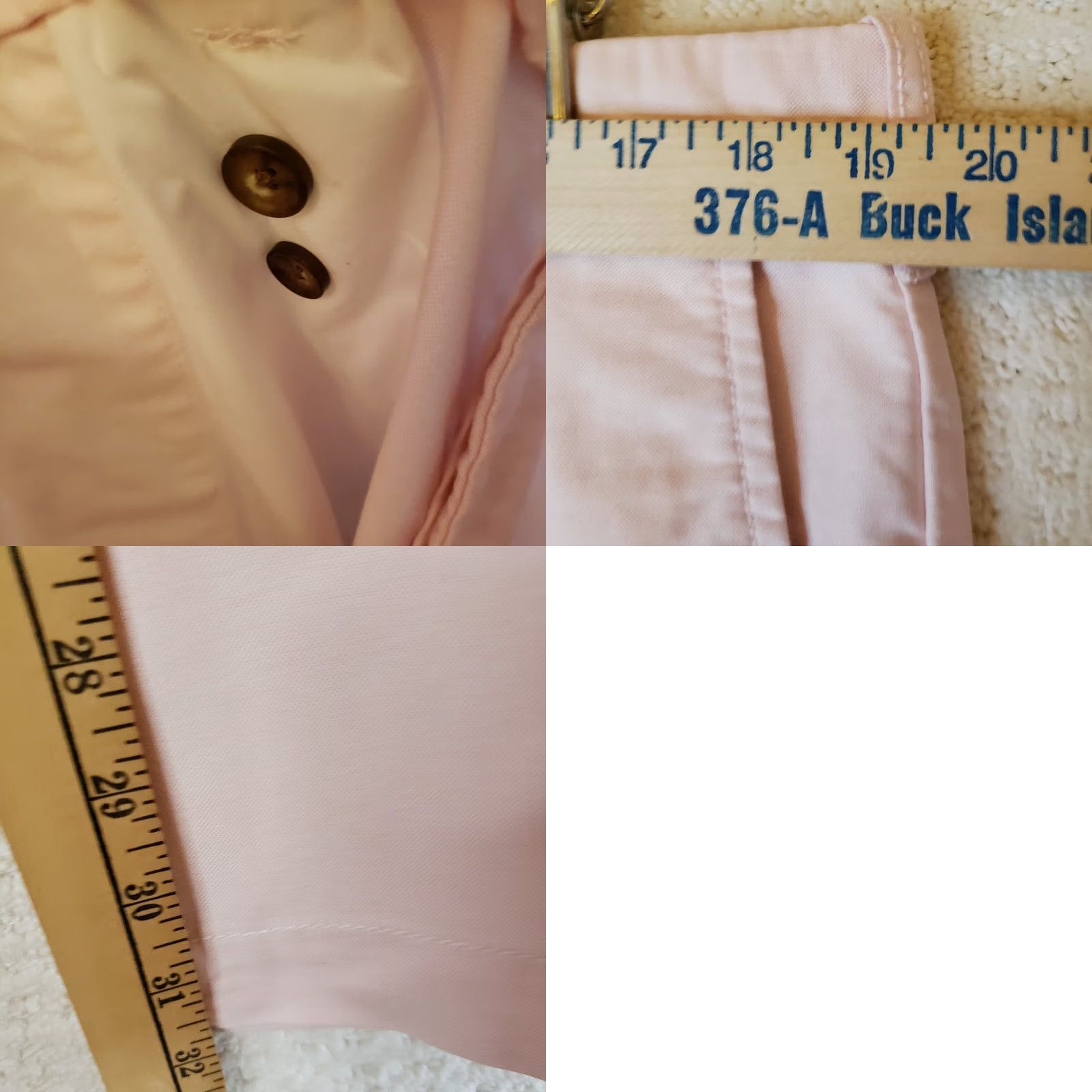Izod IZOD Pants Chino Men 38x32 Pink Regular Cotton Zip Pockets Flat Front Straight Size US 38 / EU 54 - 10 Thumbnail