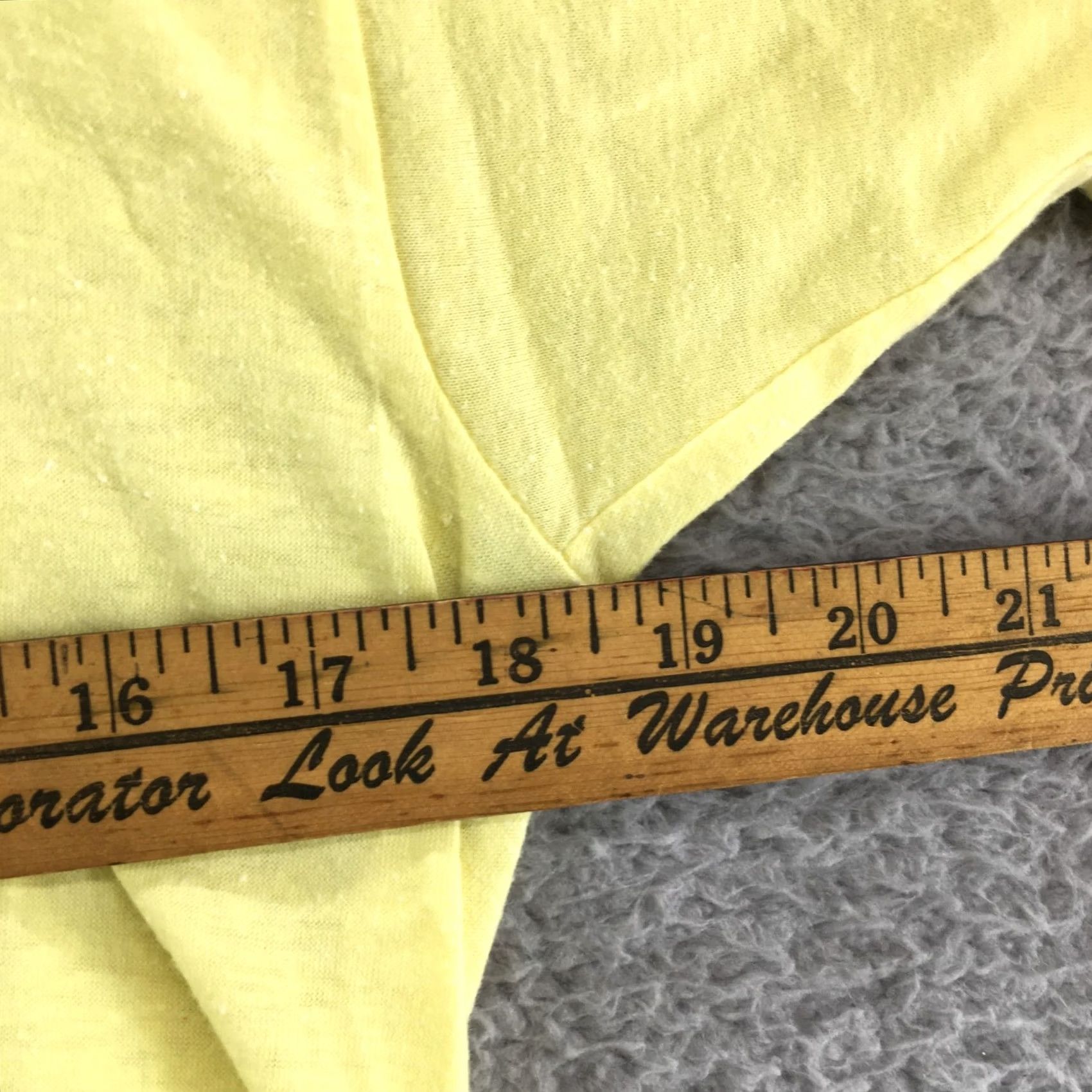 Vintage America Shirt Womens XL Yellow Fish Print Casual Crew Neck T-Shirt Size XL / US 12-14 / IT 48-50 - 4 Thumbnail