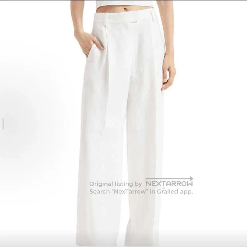 Brunello Cucinelli Brunello Cucinelli Loose Straight Solid Color Casual Pants Size 28" / US 6 / IT 42 - 1 Thumbnail