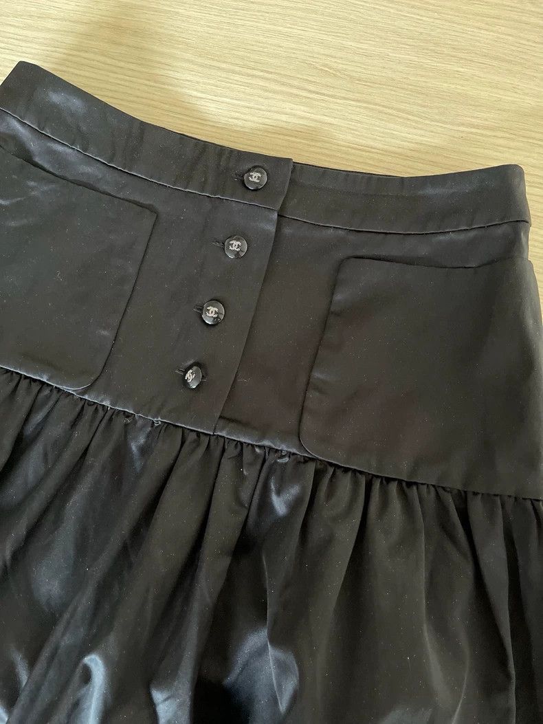Chanel Chanel 23b black skirt Size 25" / US 0 / IT 36 - 4 Thumbnail