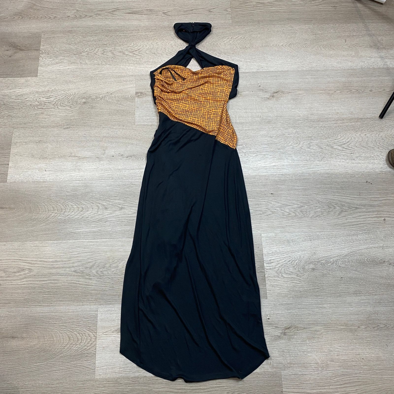 Staud Staud High Neck Cut Out Slit Maxi Dress Women's S Size S / US 4 / IT 40 - 3 Thumbnail
