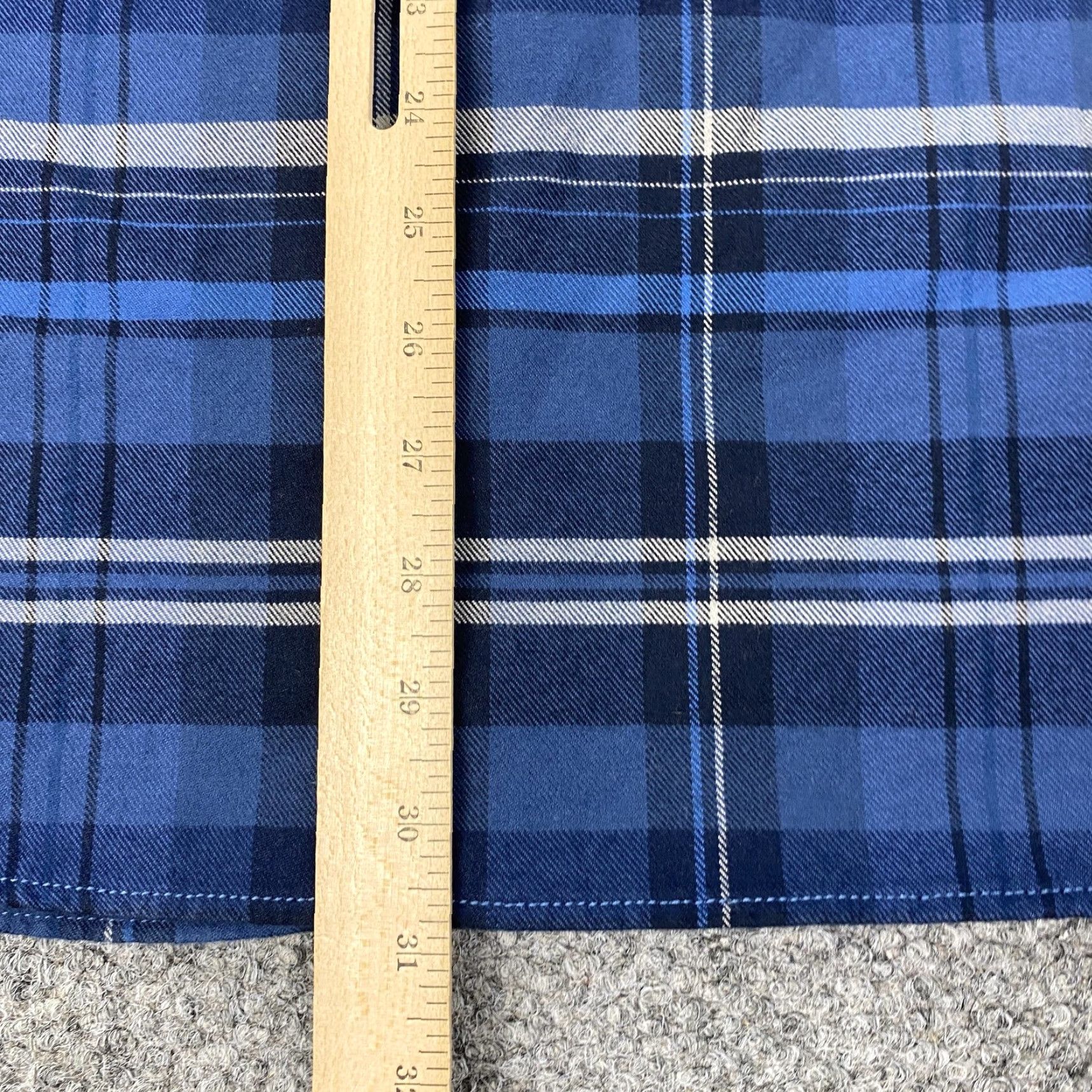Eddie Bauer Eddie Bauer Shirt Mens XL Blue Plaid Cotton Button-Down Long Sleeve Classic Fit Size US XL / EU 56 / 4 - 7 Thumbnail