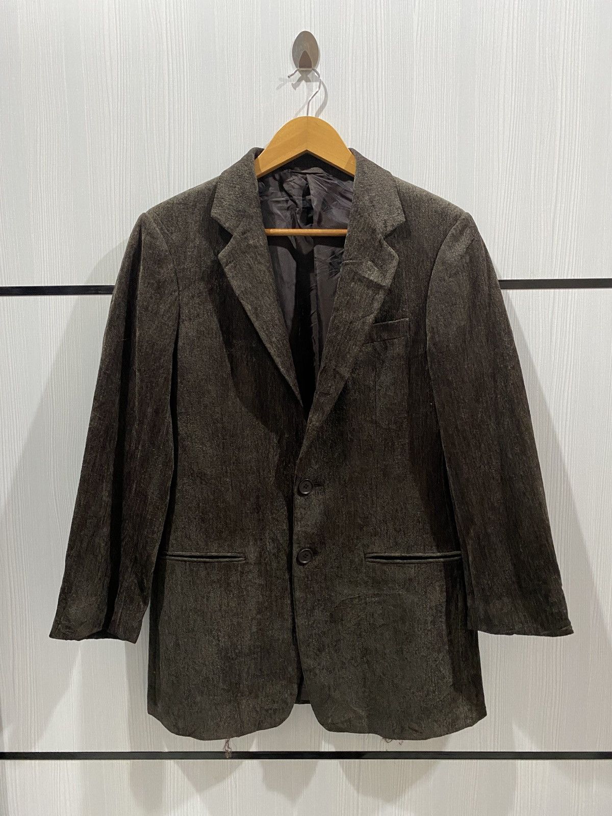 Giorgio Armani Giorgio Armani Wool Rayon Blazer Size 46R - 1 Thumbnail