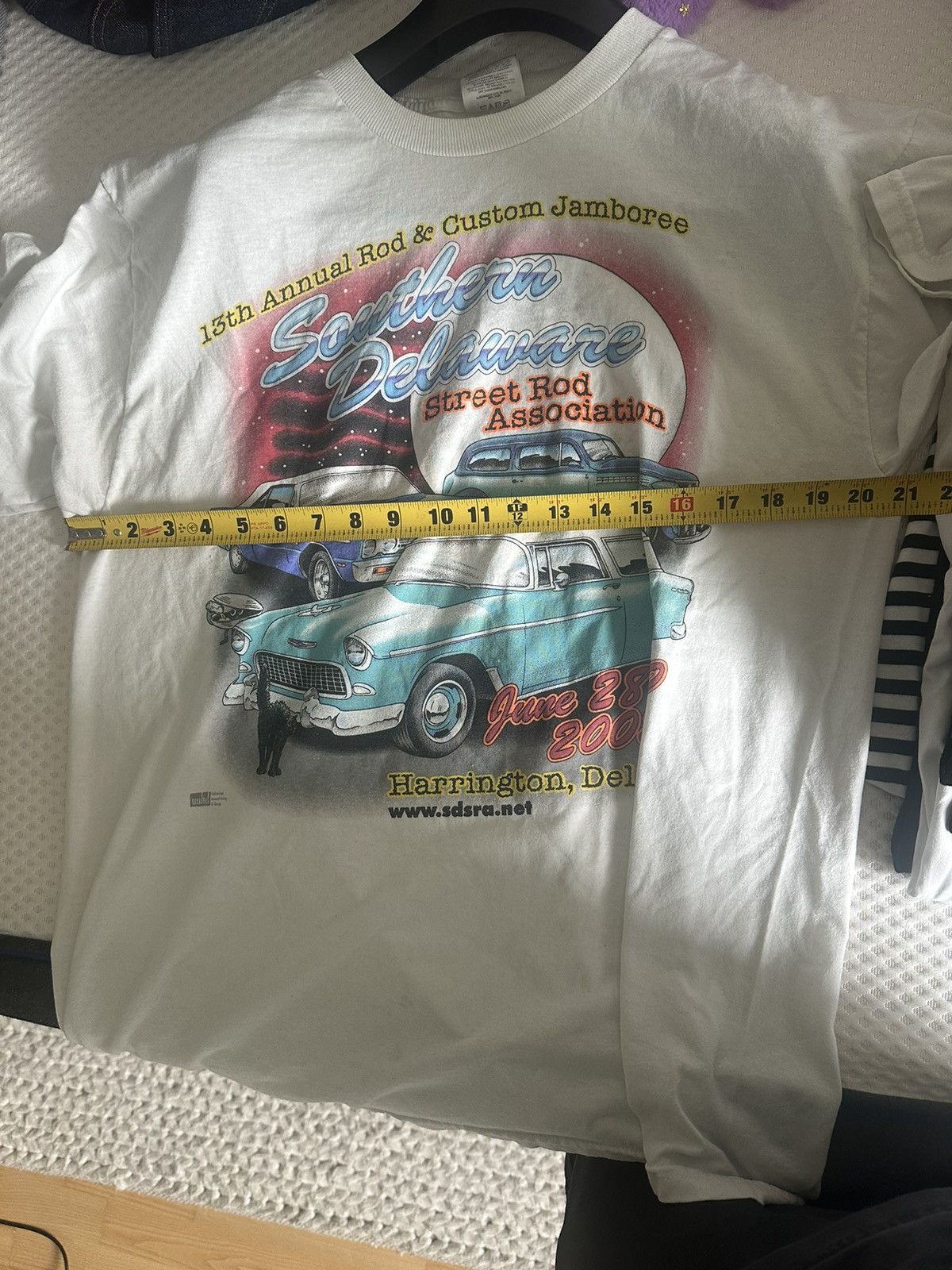 Jerzees Vintage Hot Rod Jerzees tshirt Large Size US L / EU 52-54 / 3 - 4 Thumbnail