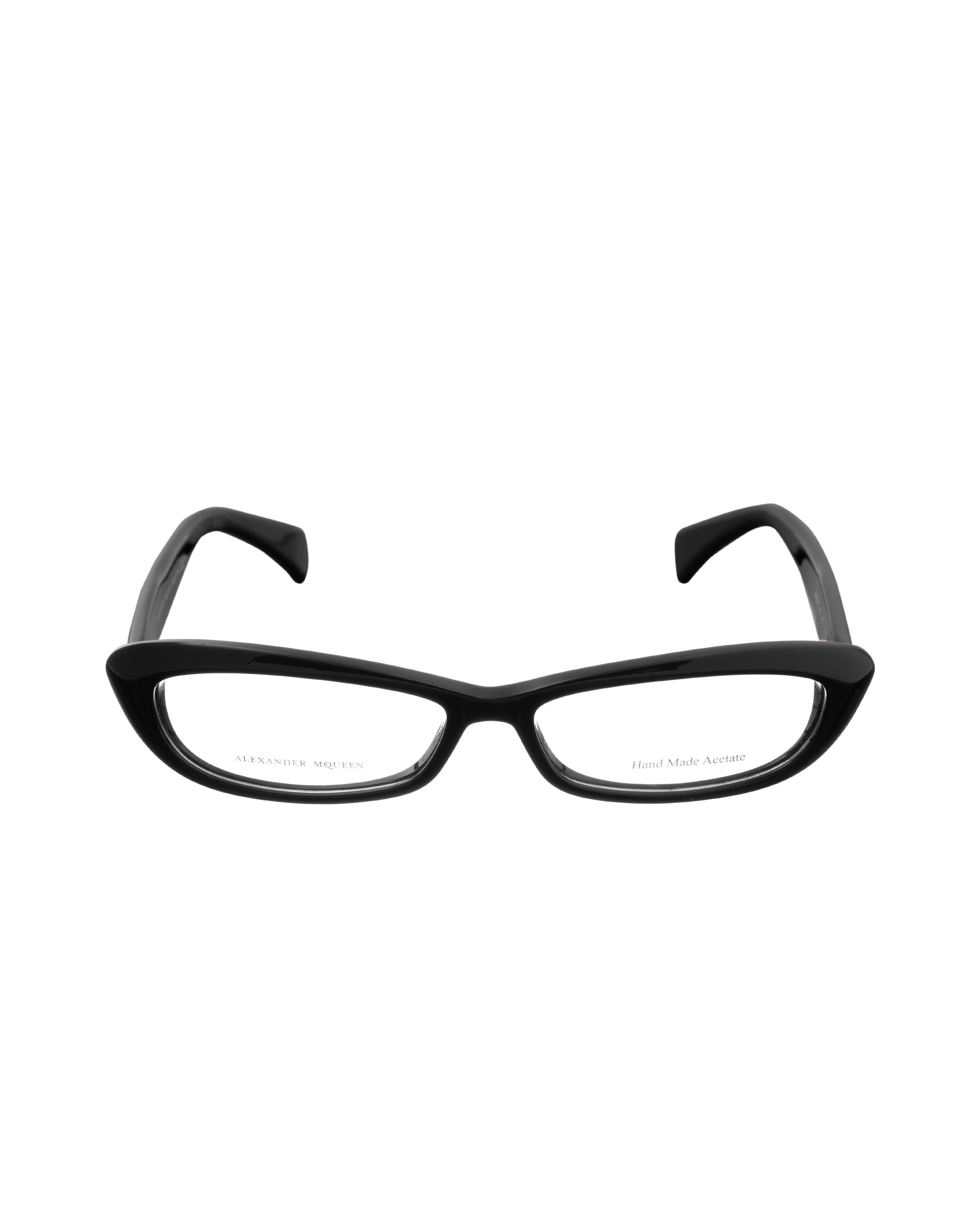 Alexander McQueen Alexander McQueen 90s Black Classic Cat-Eye Glasses Size ONE SIZE - 2 Thumbnail