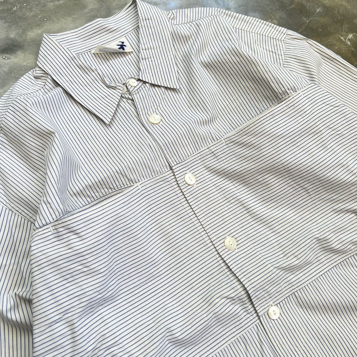 1990’s Hai Sporting Gear Stripe Double Pocket Shirt