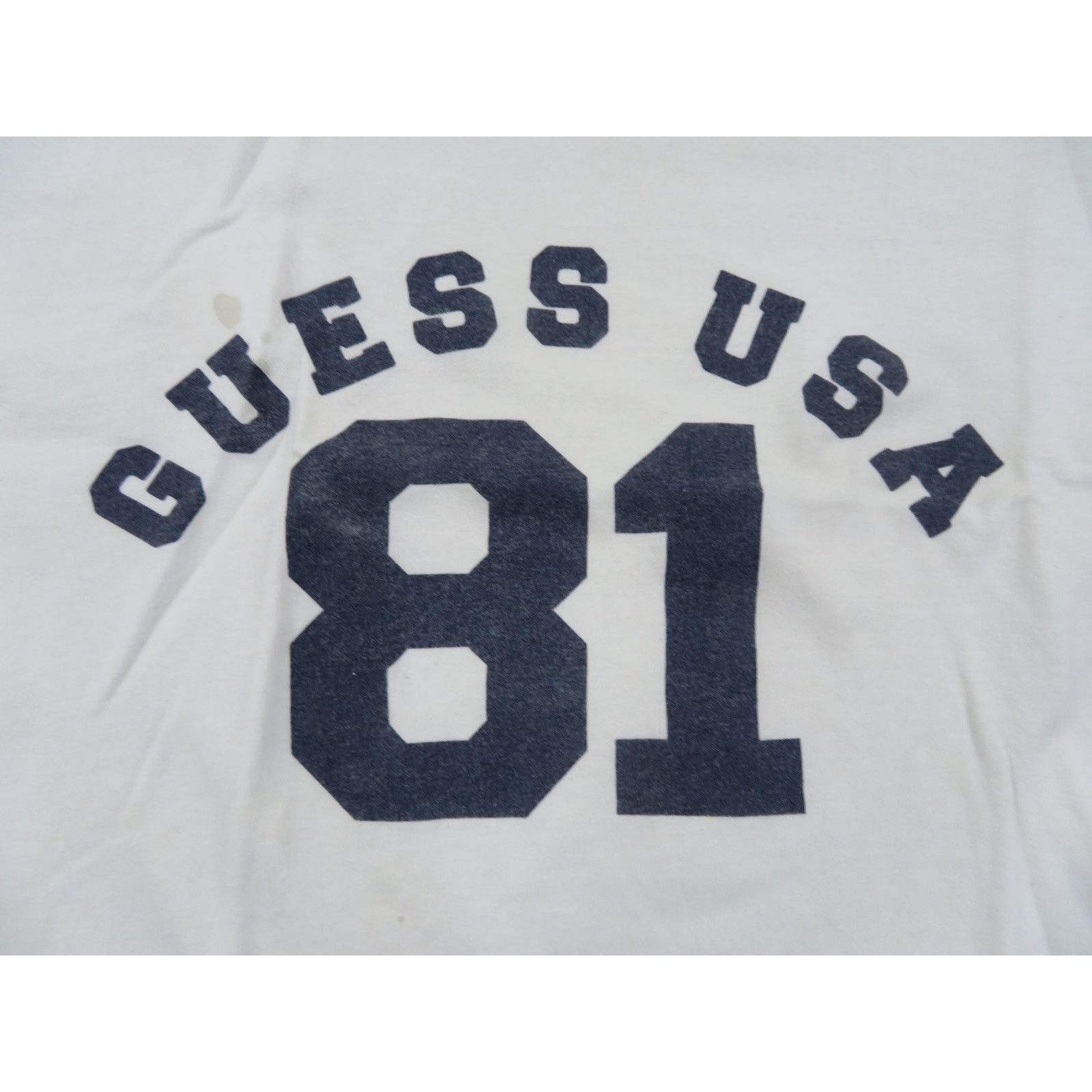Guess Guess USA 81 White T-Shirt Sz L 1990s Size US L / EU 52-54 / 3 - 2 Thumbnail