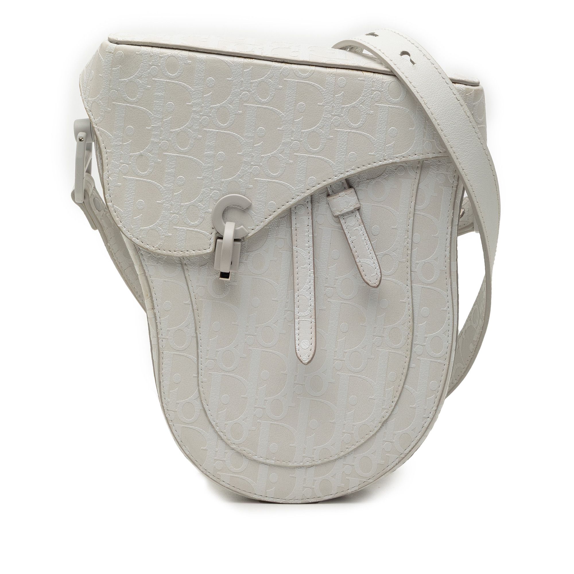 Dior Dior Oblique Calfskin Saddle Boxy Crossbody Size ONE SIZE - 1 Thumbnail