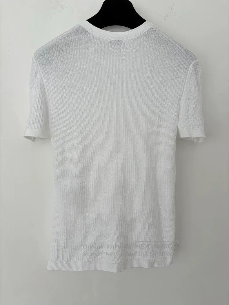 Chanel Chanel Camelia pocket cuff decoration knitted short sleeve Size XS / US 0-2 / IT 36-38 - 2 Thumbnail