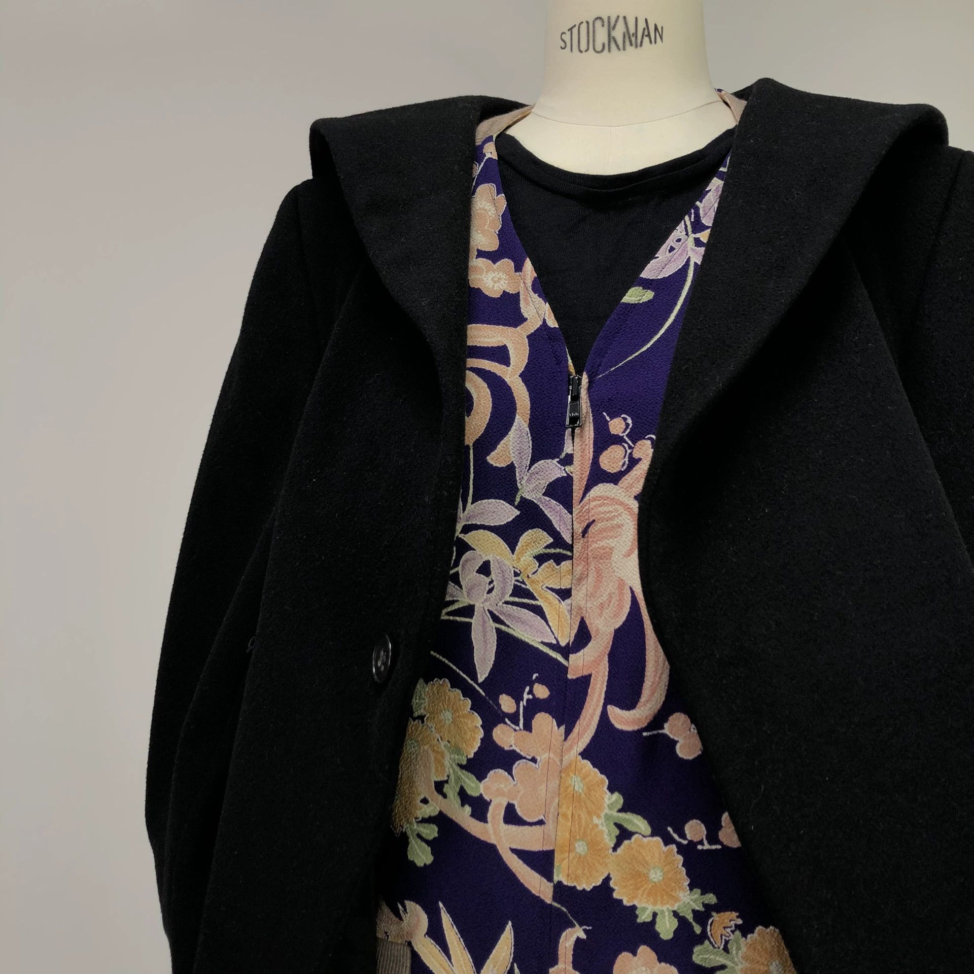 Yohji Yamamoto Yohji Yamamoto 94AW Yuzen-Dyed Kimono Runway Top (Archive) Size S / US 4 / IT 40 - 6 Thumbnail