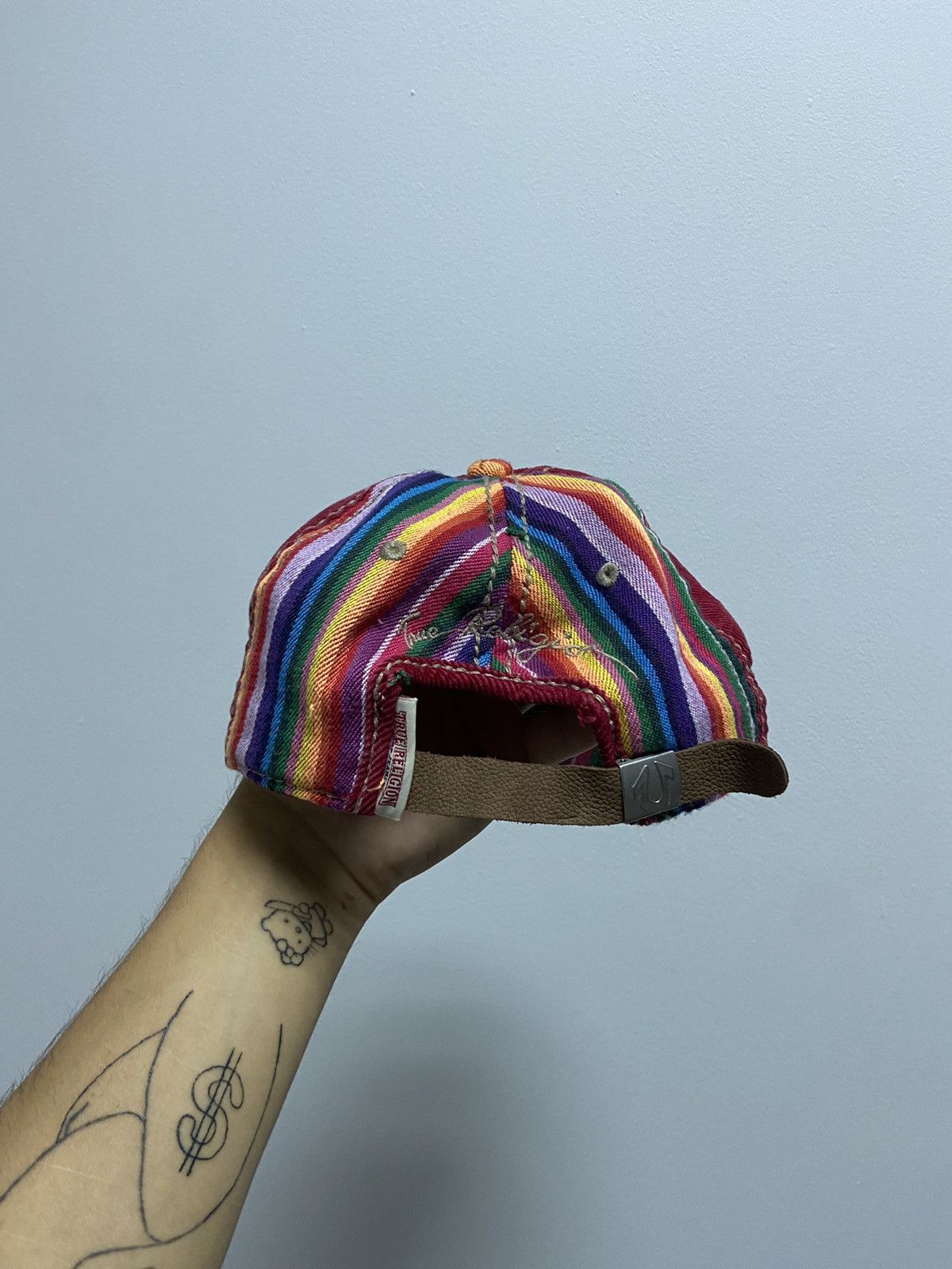 True Religion × Vintage True Religion Cap Vintage Big Logo Skate Sk8 Y2K Rainbow Size ONE SIZE - 4 Thumbnail