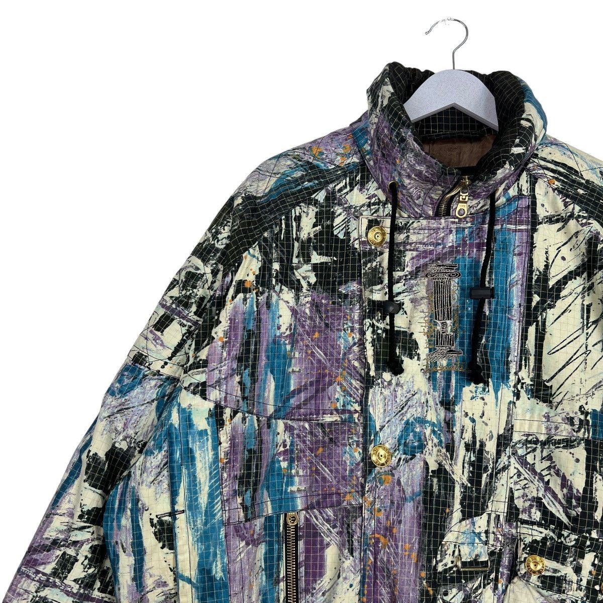 Descente 90s VINTAGE DESCENTE PAIN SPLASH ASTROS BOMBER JACKET Size US L / EU 52-54 / 3 - 5 Thumbnail