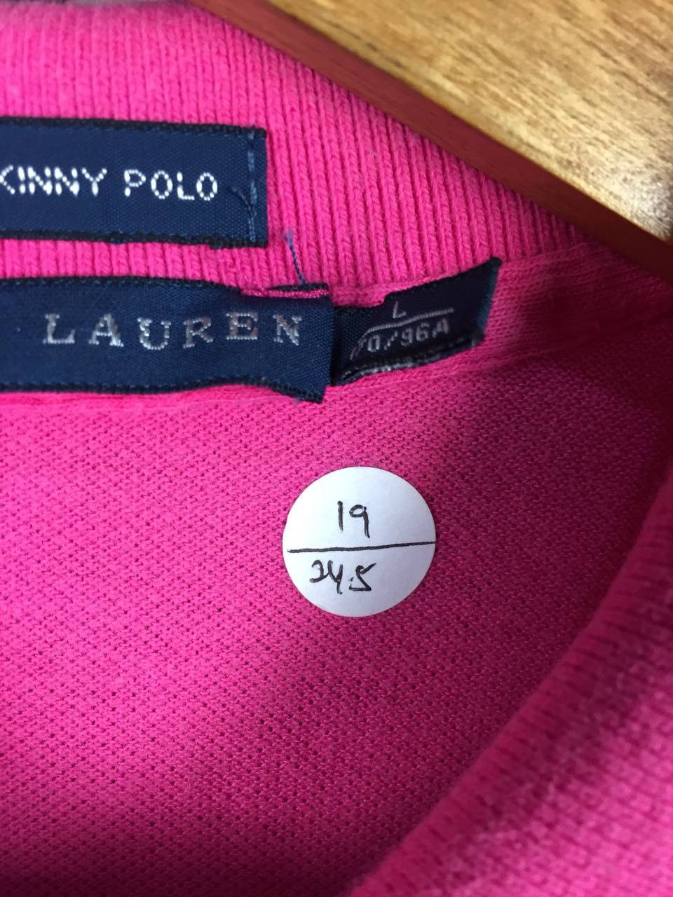 Ralph Lauren Vtg Ralph Lauren Pony Logo The Skinny Polo Shirt Size L / US 10 / IT 46 - 9 Thumbnail
