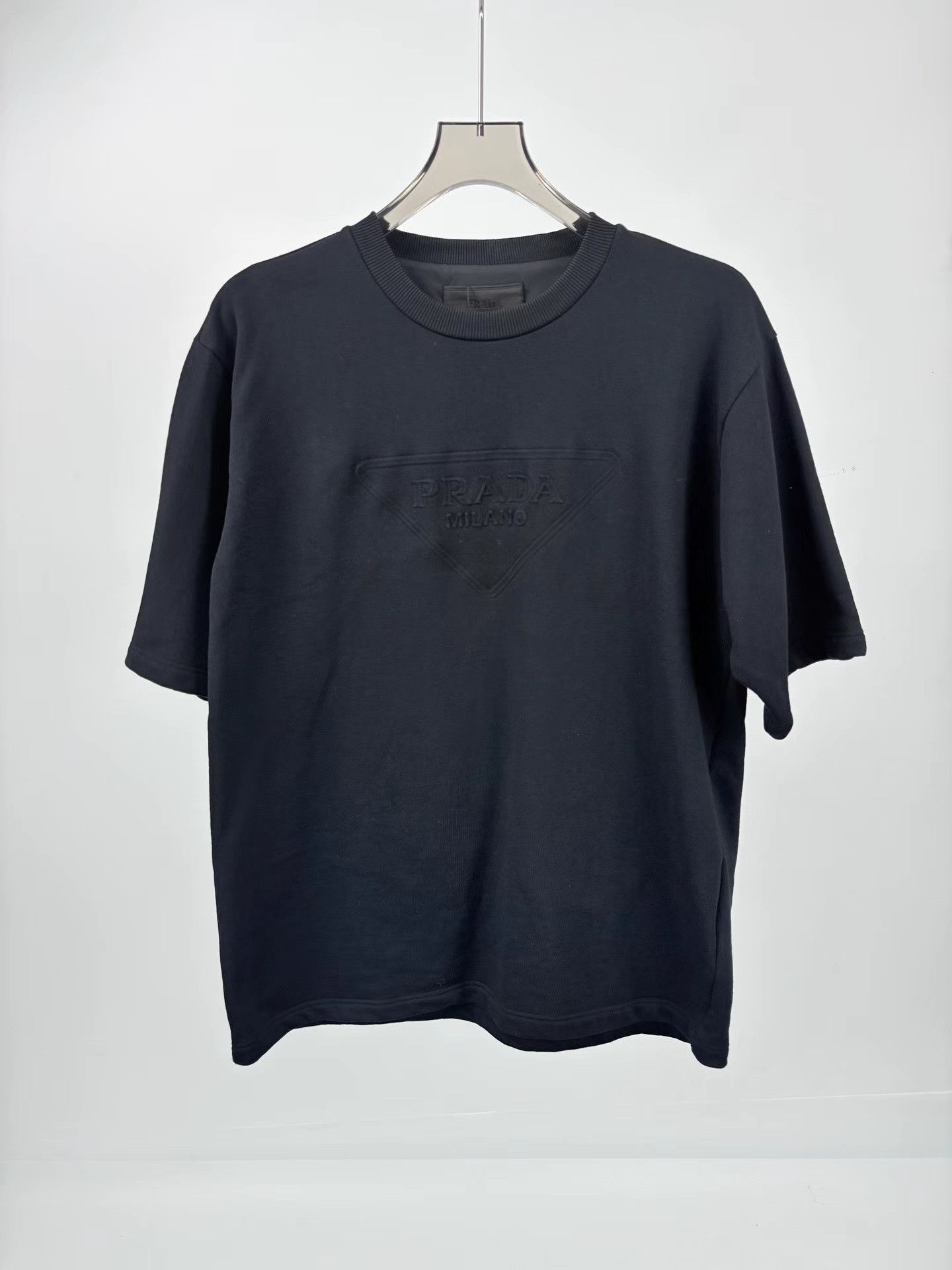 Prada PRADA Embossed Logo Short Sleeve Tee Size US L / EU 52-54 / 3 - 1 Thumbnail
