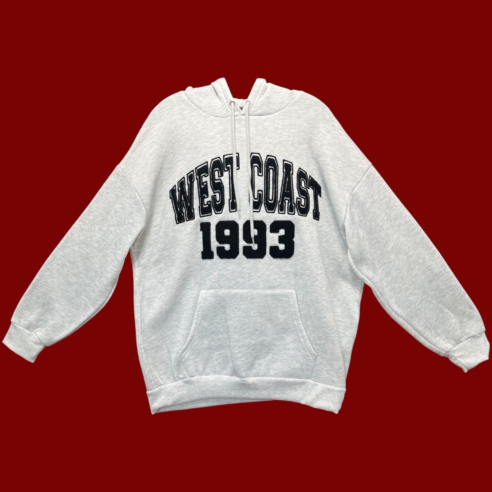 rue21 Rue 21 - Men's Long Sleeve Hooded Sweatshirt - Gray - Small Size US S / EU 44-46 / 1 - 1 Thumbnail