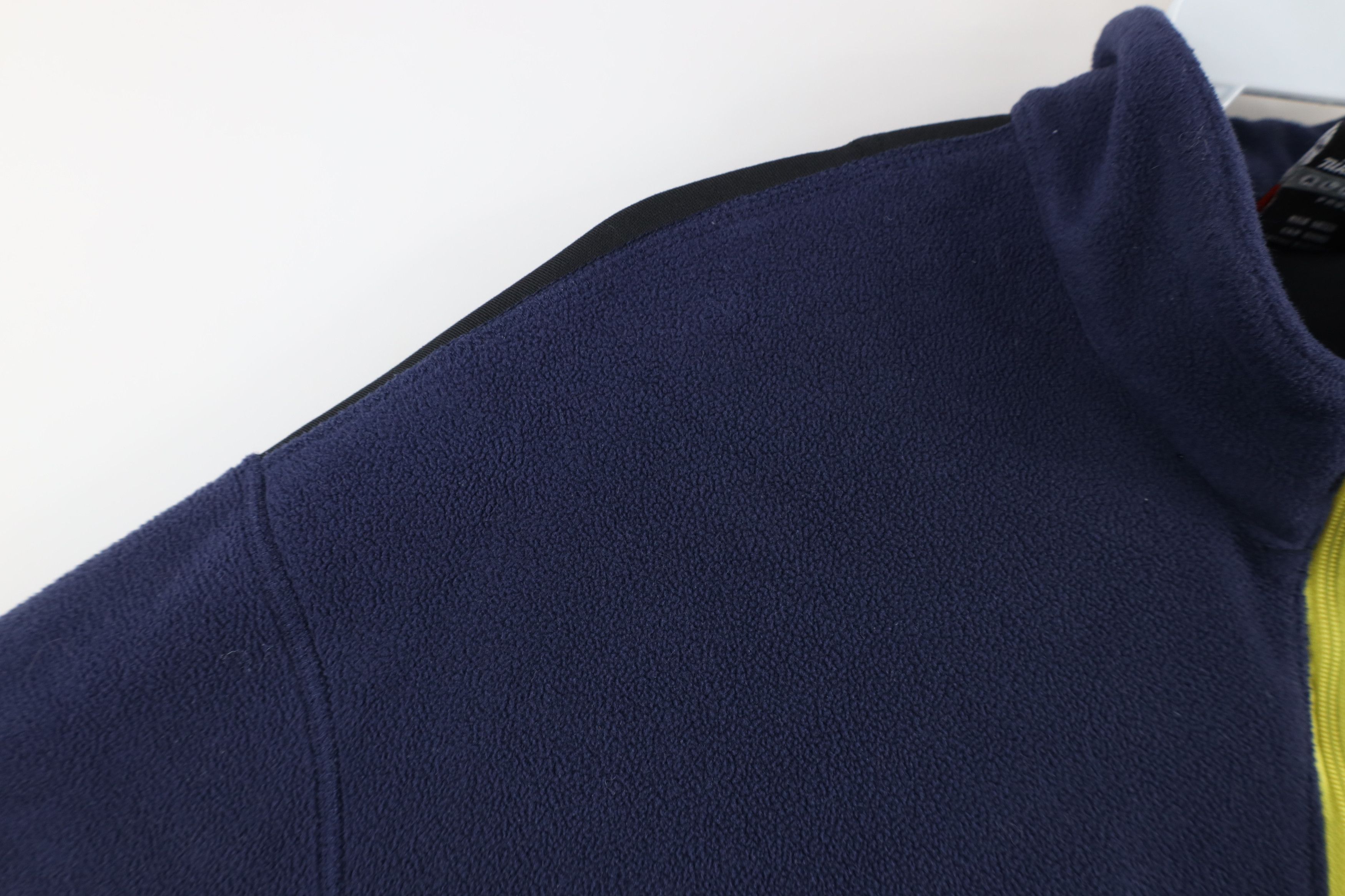 Nike × Vintage Vintage 90s Nike Alpha Project Swoosh Fleece Sweater Blue Size US L / EU 52-54 / 3 - 5 Thumbnail