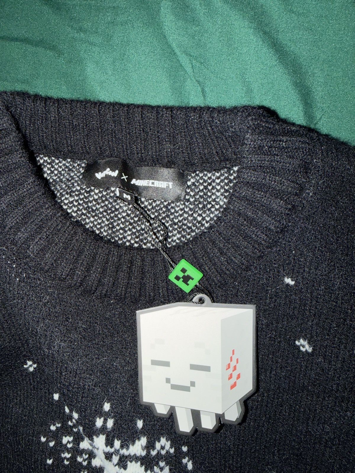 Other VeryCool x Minecraft “Monsters Nearby” Knit Sweater Size US M / EU 48-50 / 2 - 3 Thumbnail