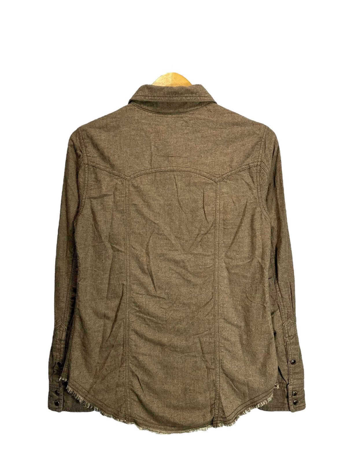 GOA GOA DISTRESSED BUTTON WESTERN SHIRT IFSIX LGB STYLE Size US M / EU 48-50 / 2 - 7 Thumbnail