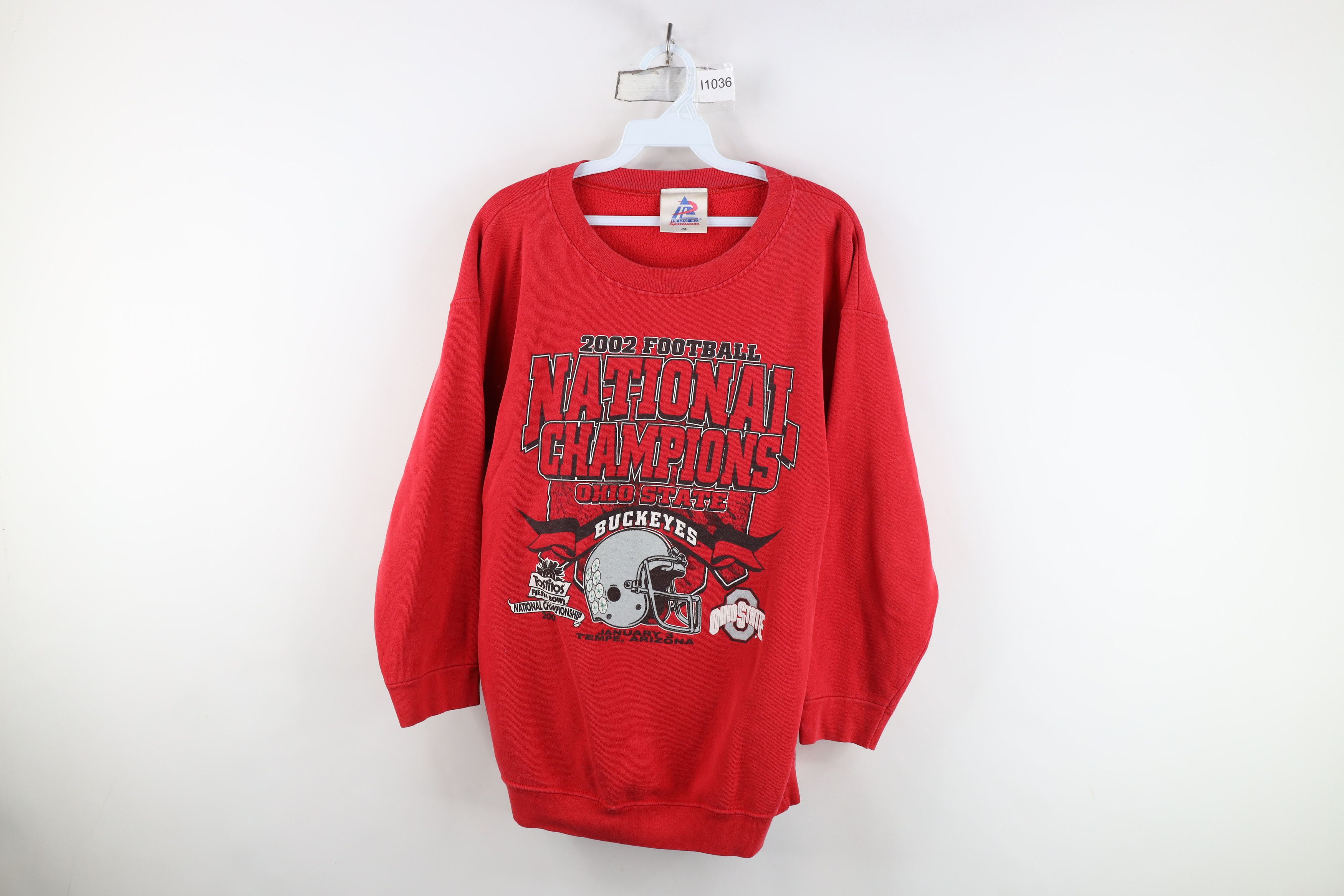Vintage Vintage Champs Ohio State University Football Sweatshirt Red Size M / US 6-8 / IT 42-44 - 1 Thumbnail