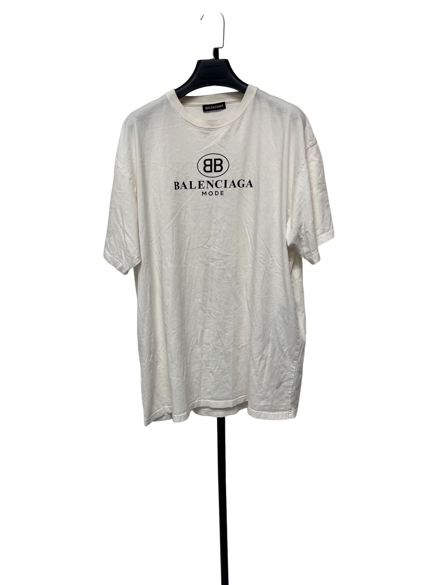 Balenciaga Balenciaga BB Mode Logo Print T-Shirt M Size US M / EU 48-50 / 2 - 1 Thumbnail