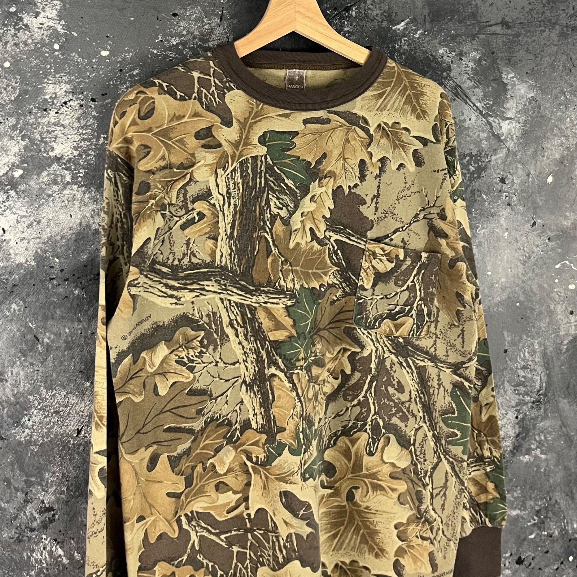Vintage Vintage 80’s Camo long sleeve shirt Size US L / EU 52-54 / 3 - 2 Thumbnail