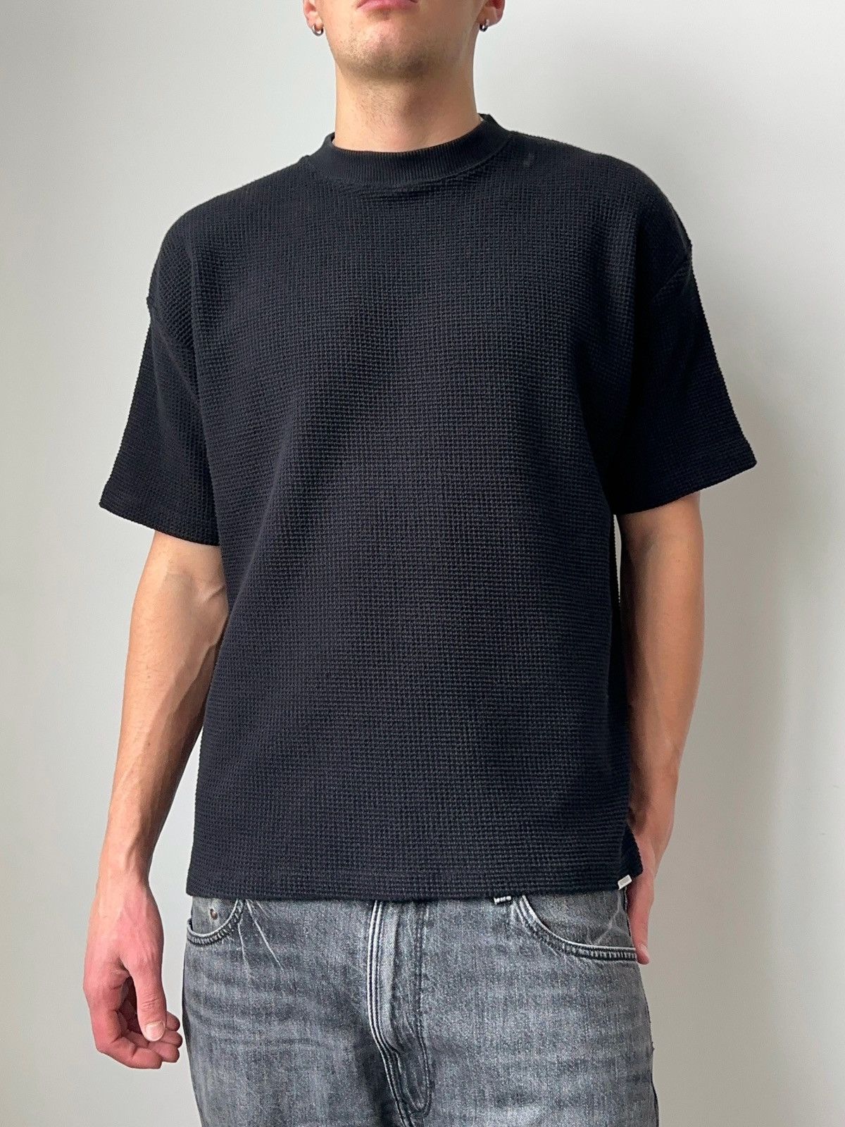 Represent Clo. Represent Black Waffle T-Shirt Size US XL / EU 56 / 4 - 2 Thumbnail