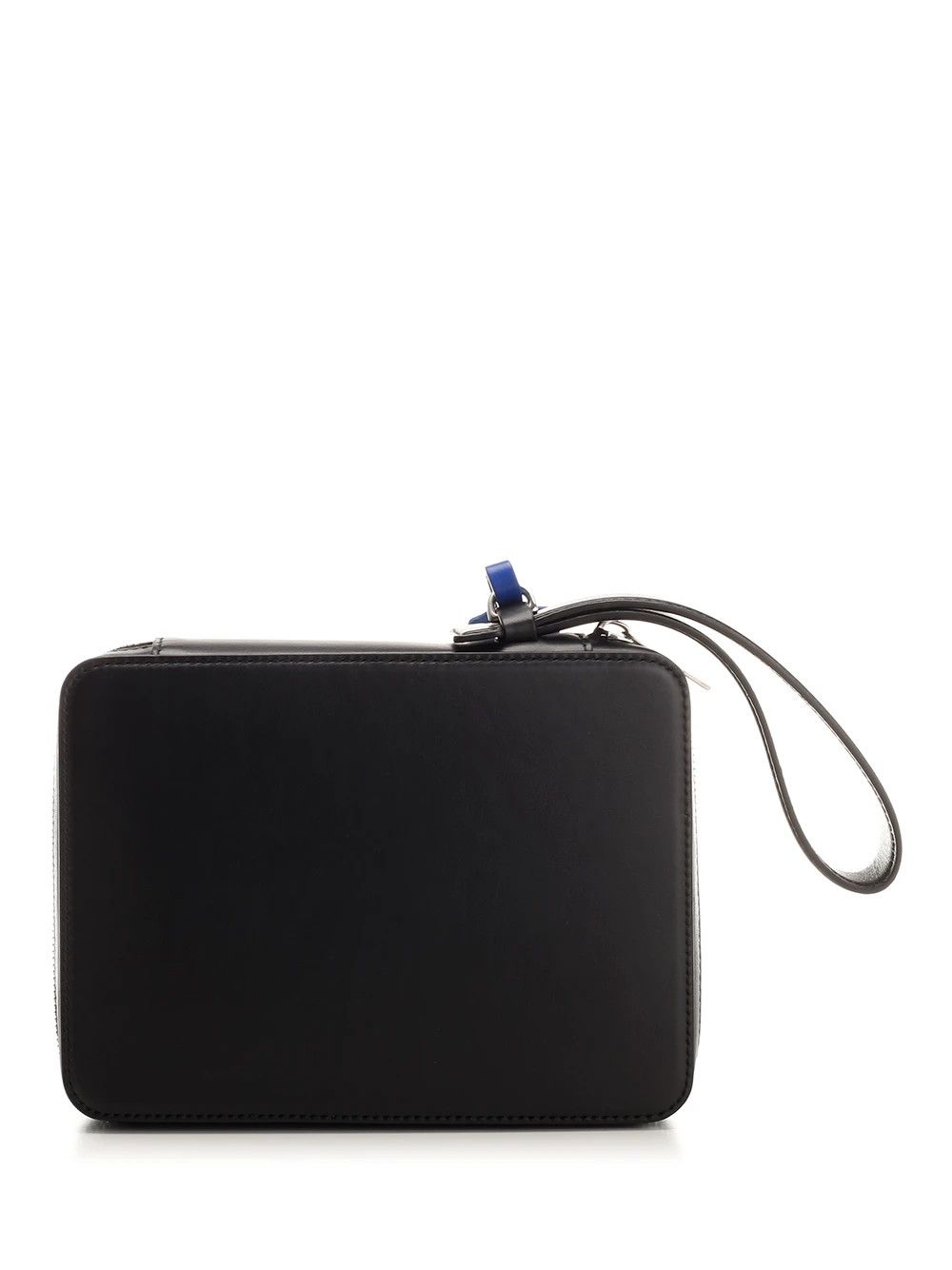 Off-White o1y0225 Size : OS / Logo Leather Handbag in Black Size ONE SIZE - 3 Thumbnail
