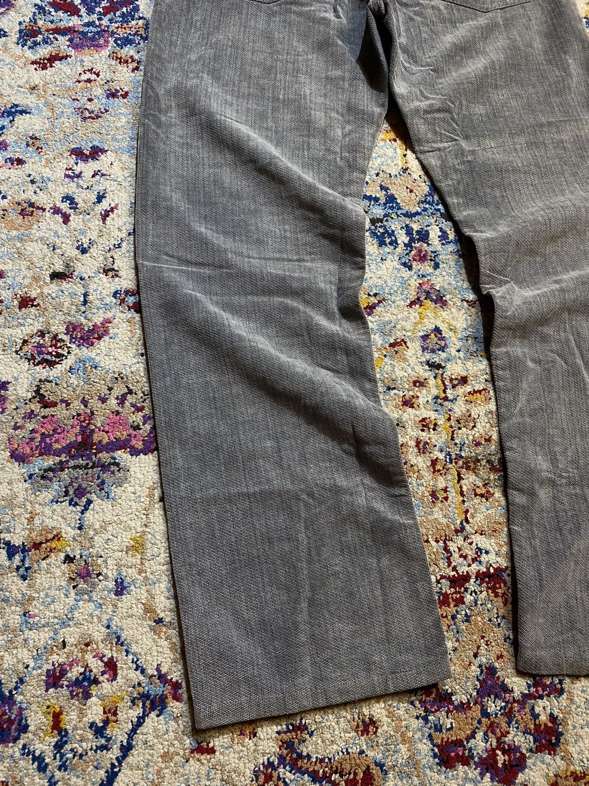 Giorgio Armani Giorgio Armani Fiocchi Snaps Grey Cotton Denim Jeans W36 Size US 36 / EU 52 - 14 Thumbnail